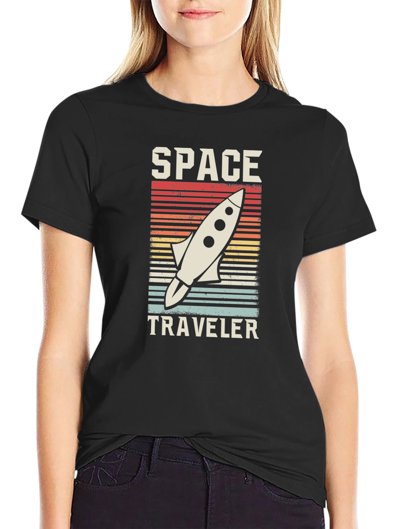 Space Traveler Retro T-Shirt