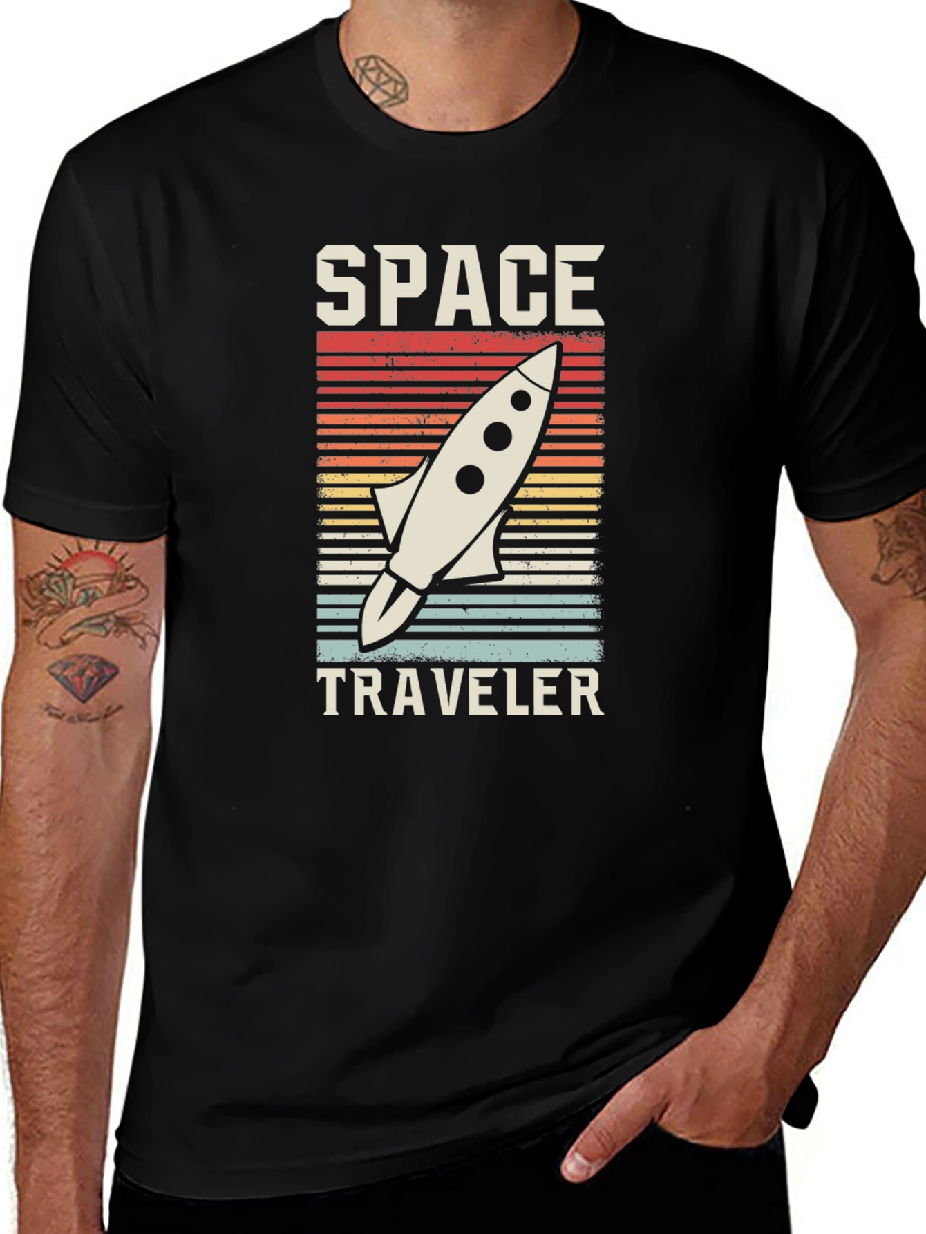 Space Traveler Retro T-Shirt