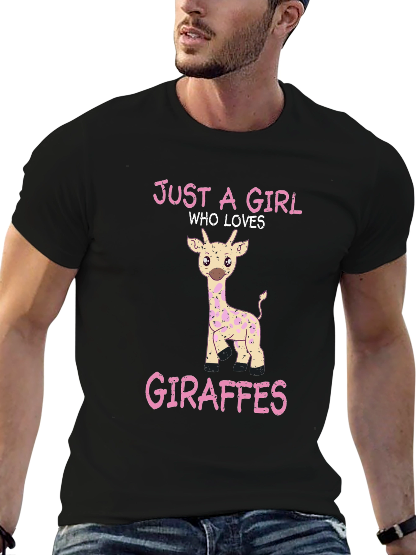 Just a Girl Who Loves Giraffes T-Shirt