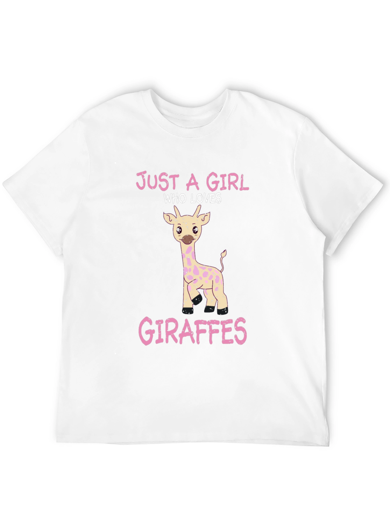 Just a Girl Who Loves Giraffes T-Shirt