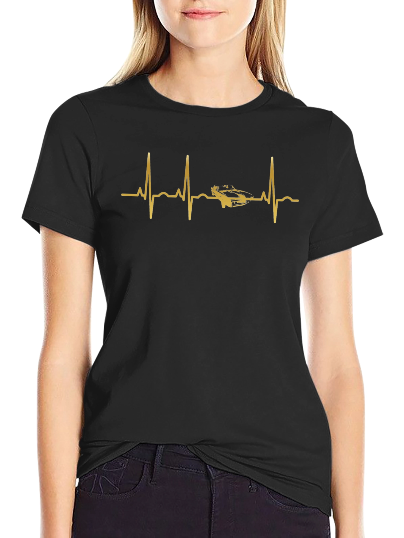 Car Heartbeat T-Shirt - Drivers Passion