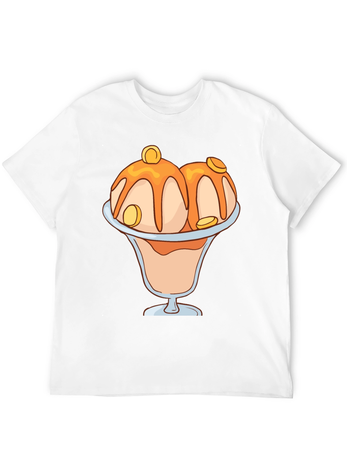 Ice Cream Sundae Graphic Tee - Black