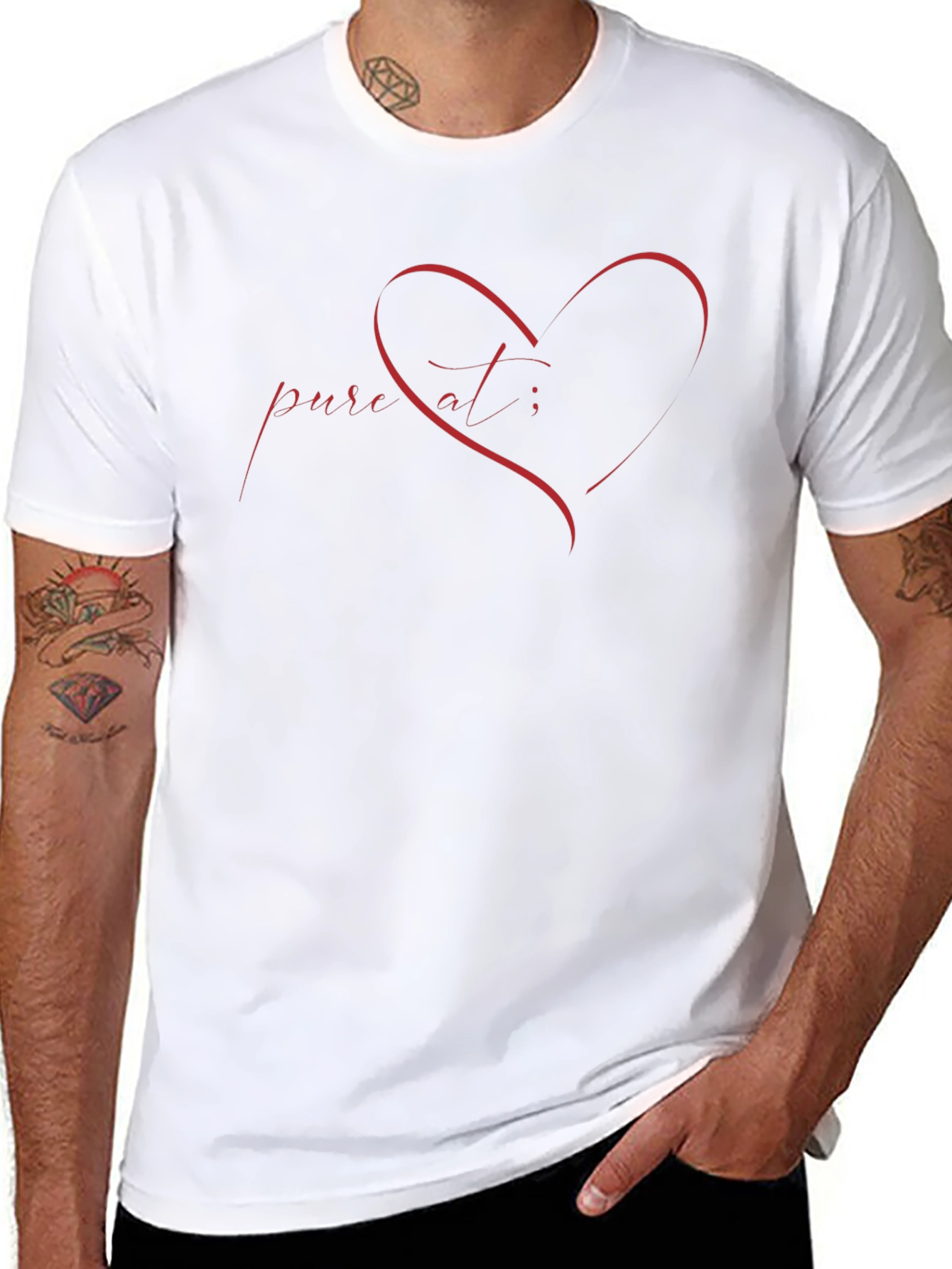Pure At Heart Black T-Shirt