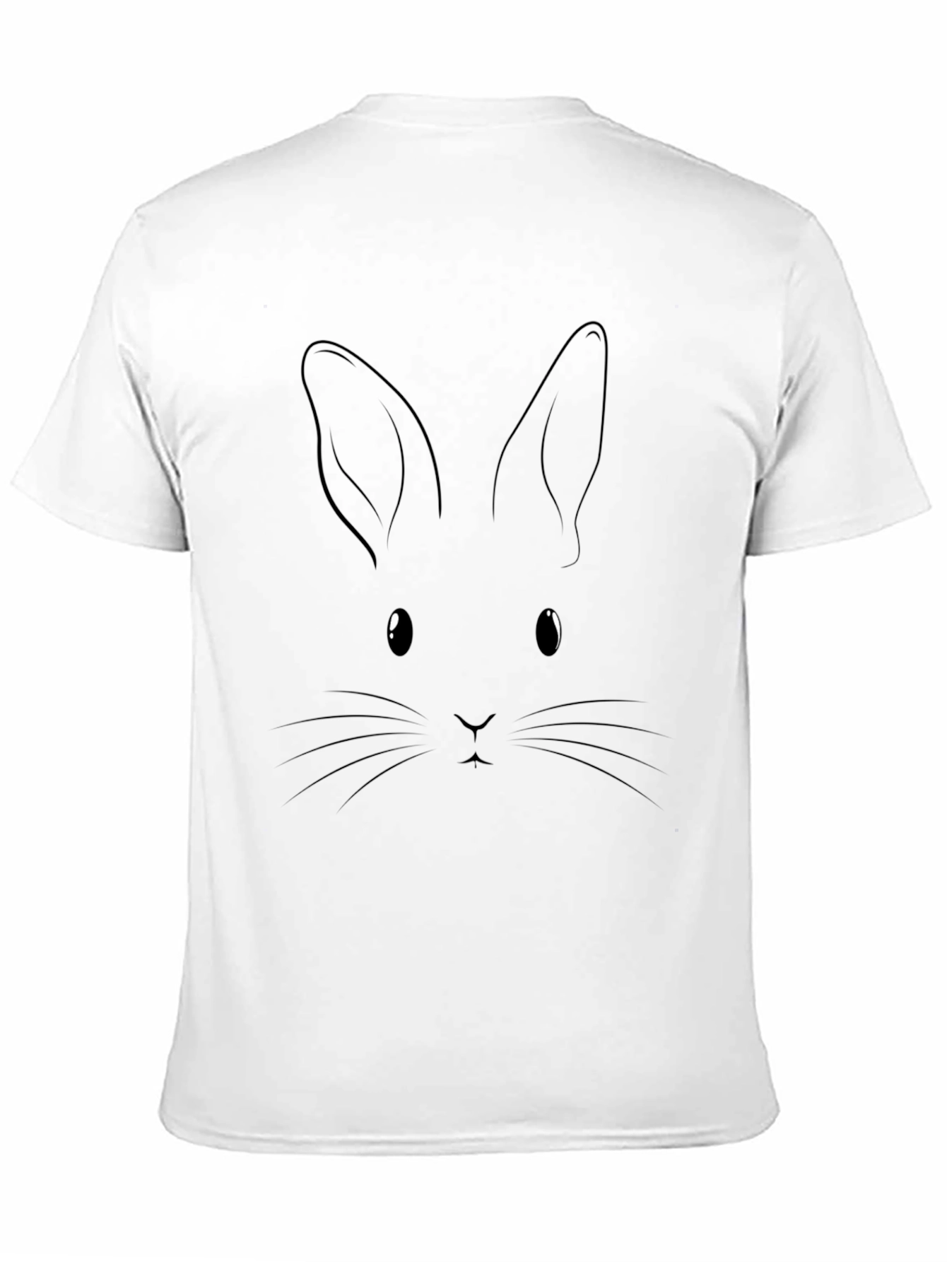 Black Rabbit Graphic T-Shirt - Soft Cotton Tee
