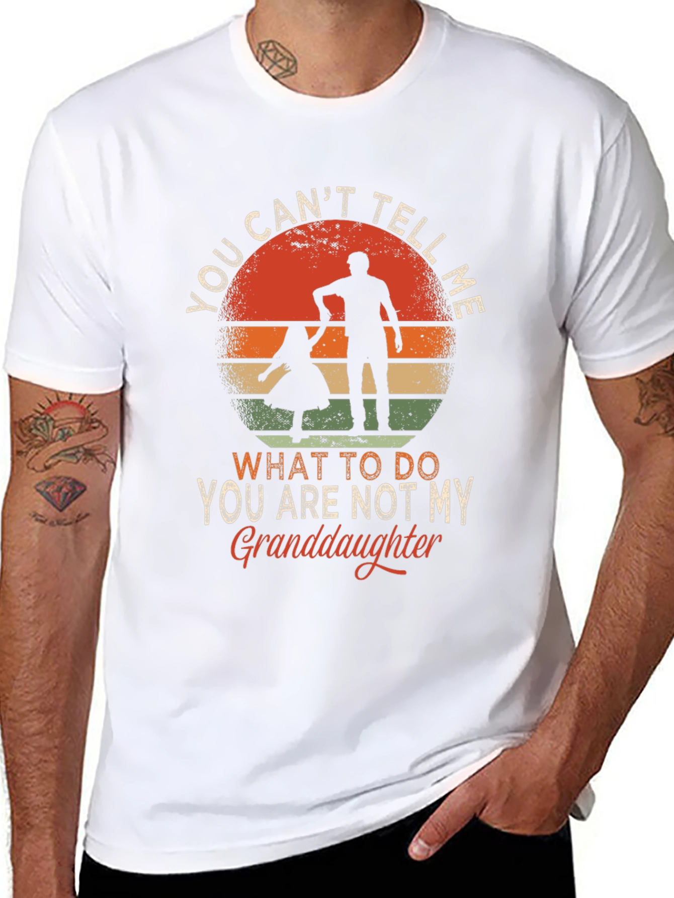 Grandfather Granddaughter Graphic Tee