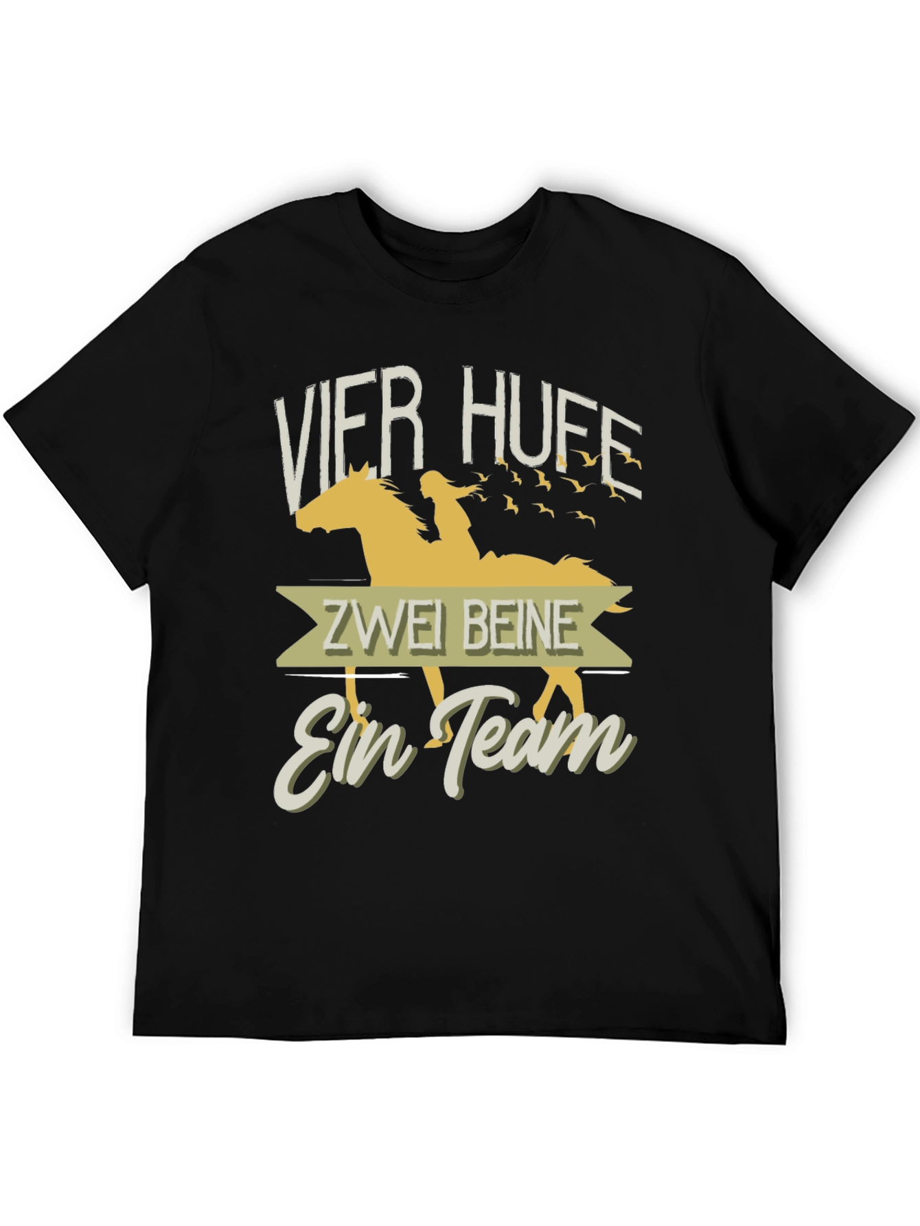 Horse & Rider Team T-Shirt - Equestrian Style
