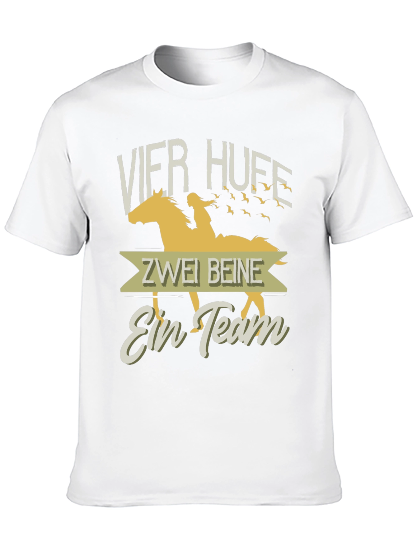 Horse & Rider Team T-Shirt - Equestrian Style