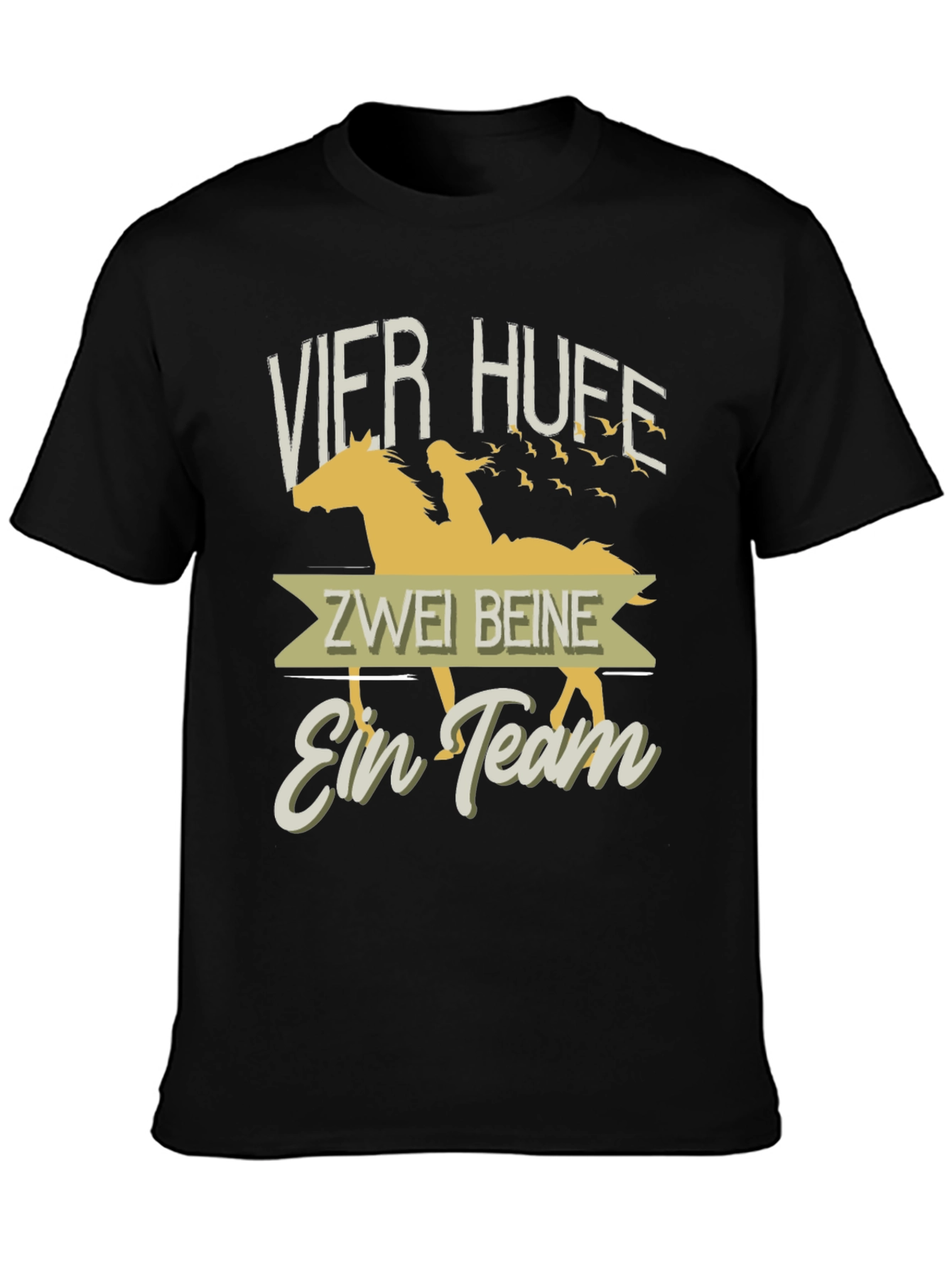 Horse & Rider Team T-Shirt - Equestrian Style
