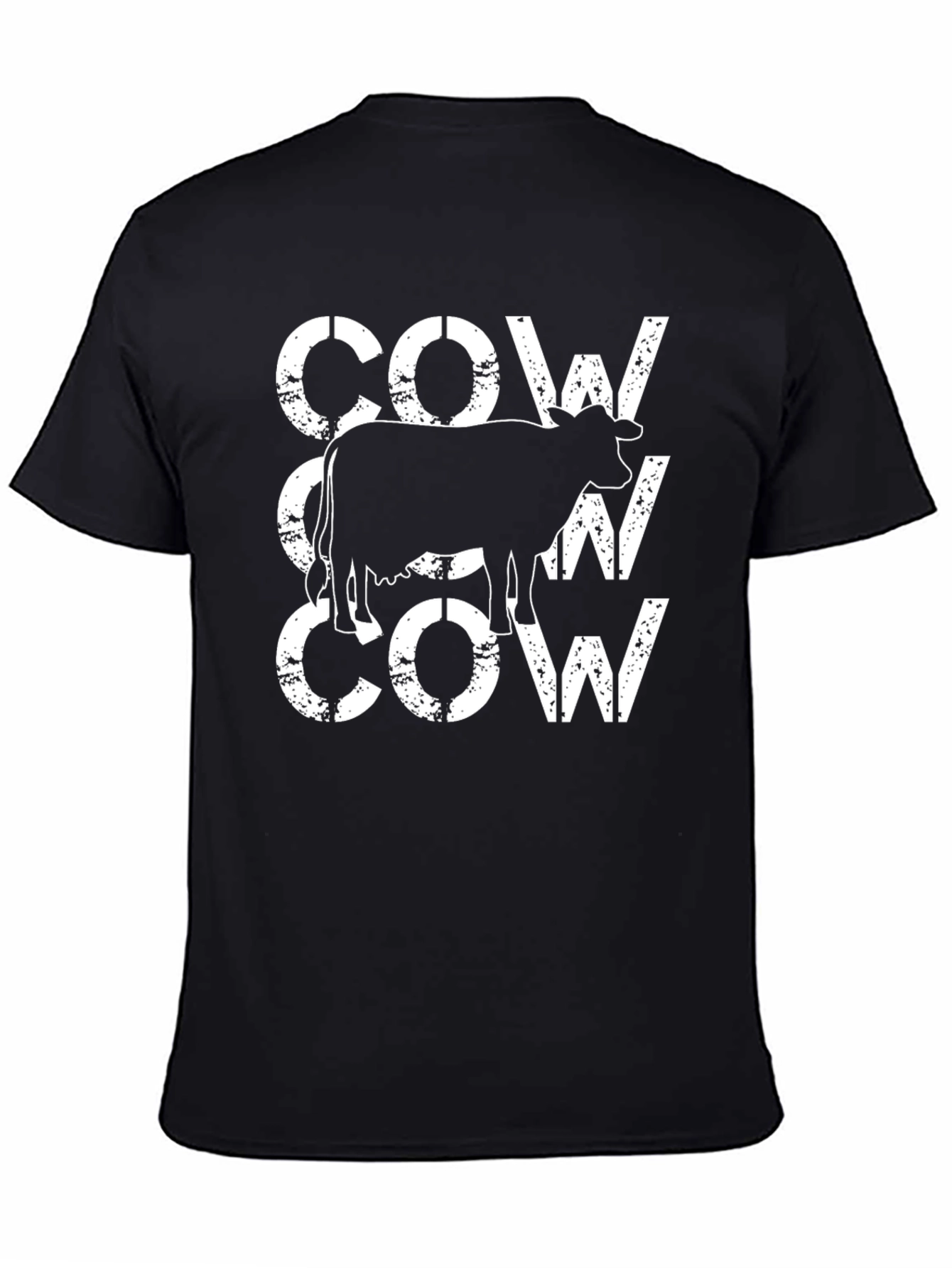 Cow Graphic T-Shirt - Novelty Tee