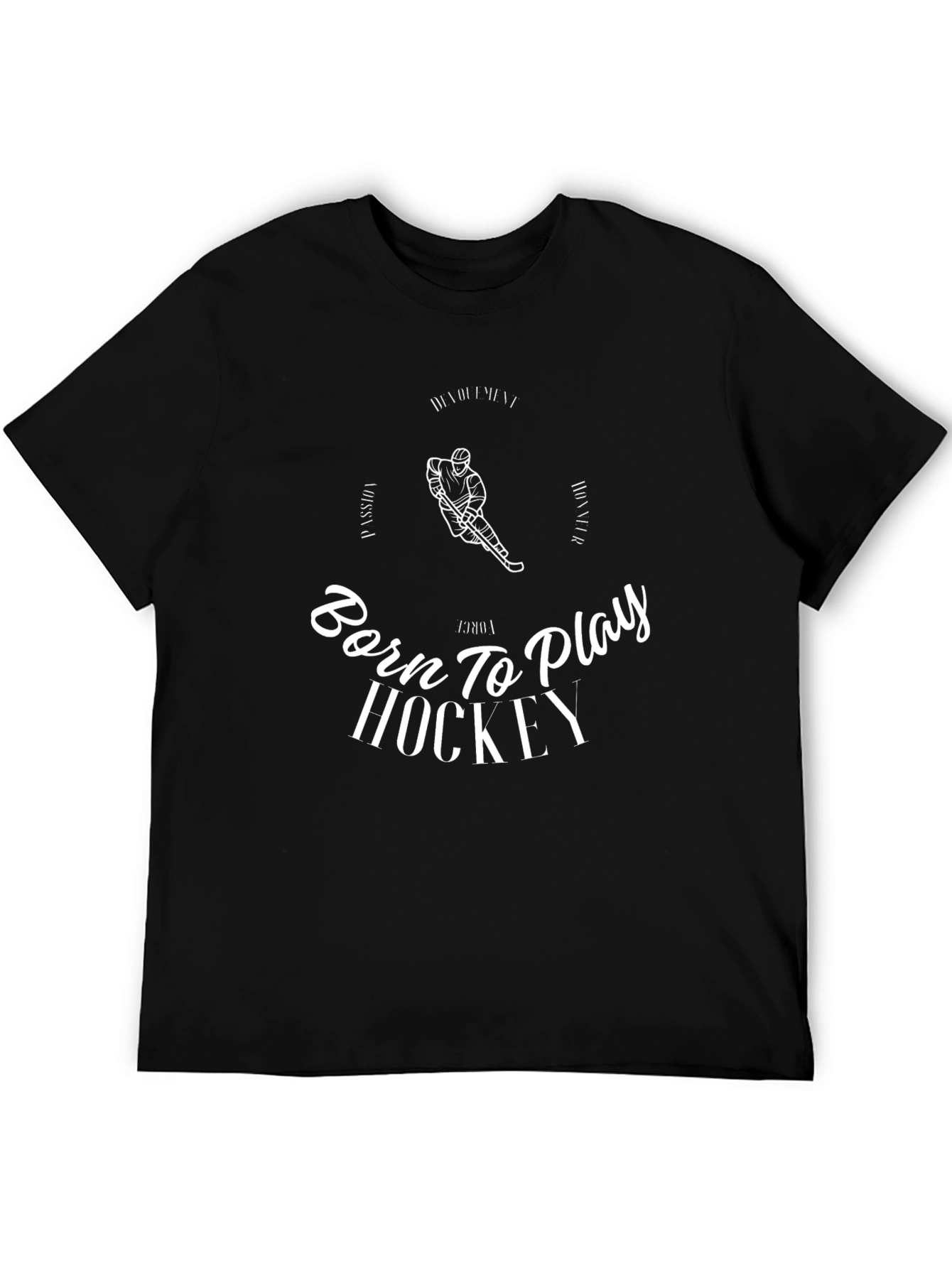 Born to Play Hockey Graphic T-Shirt