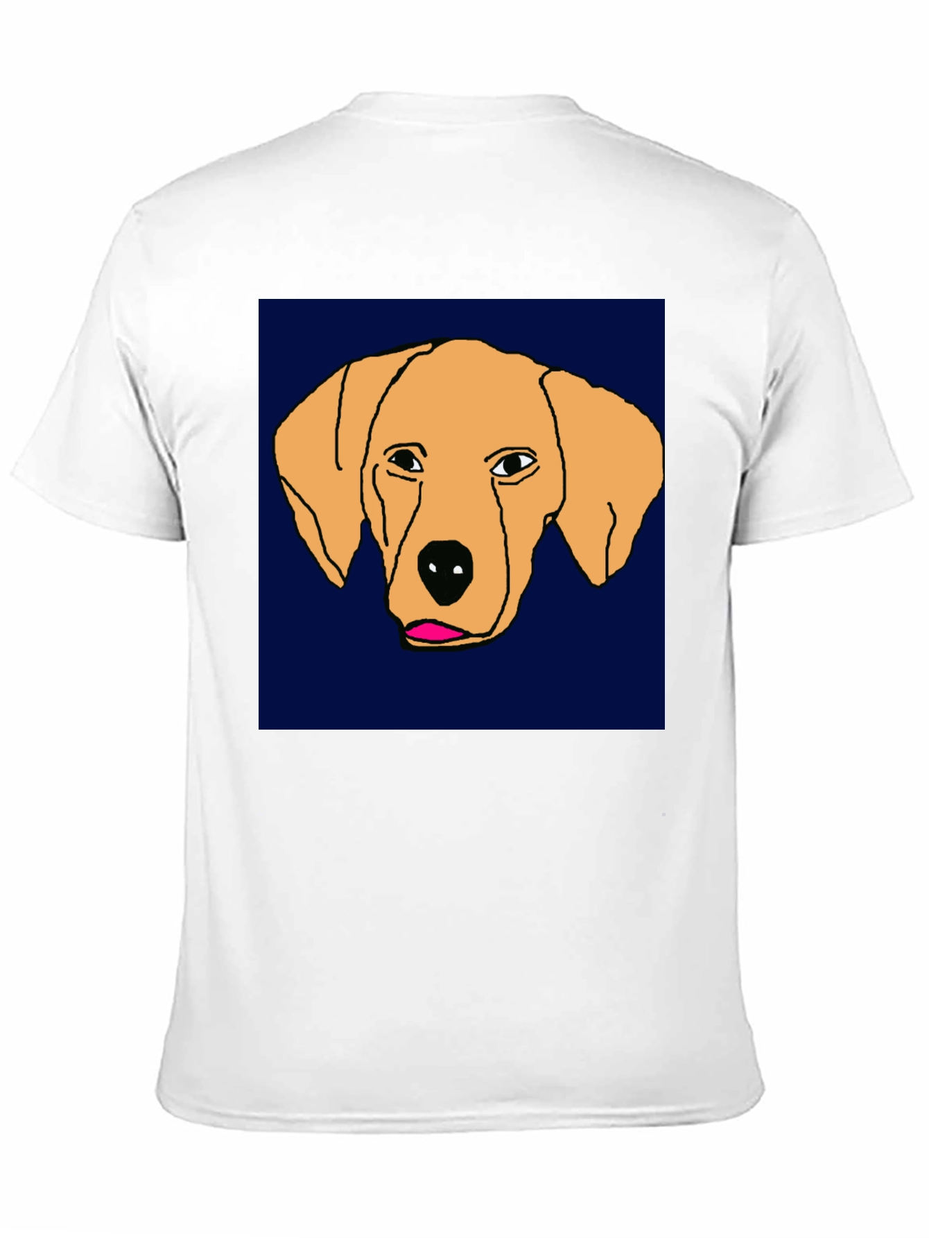 Dog Sketch Tee - Unique Graphic Print T-Shirt