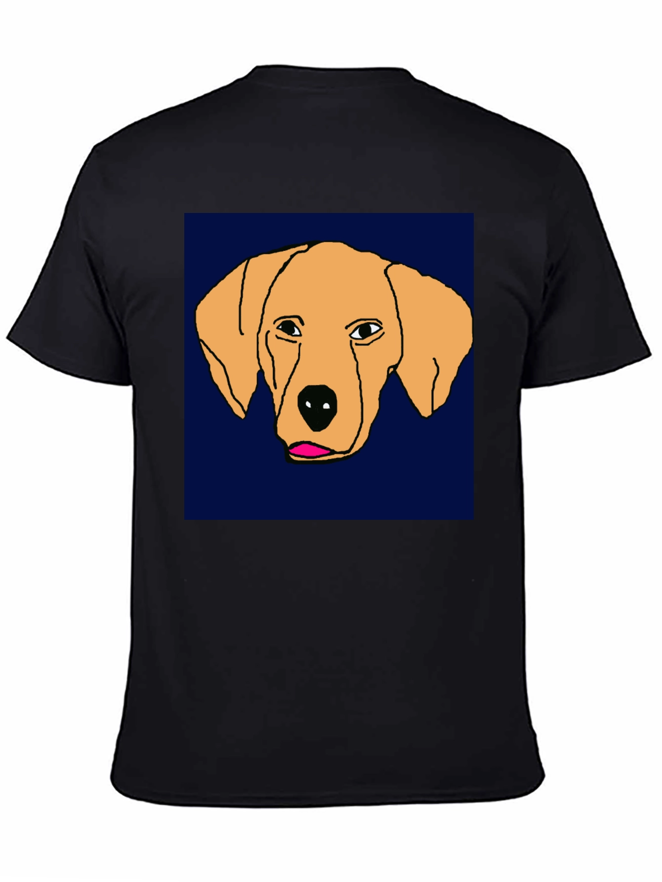 Dog Sketch Tee - Unique Graphic Print T-Shirt