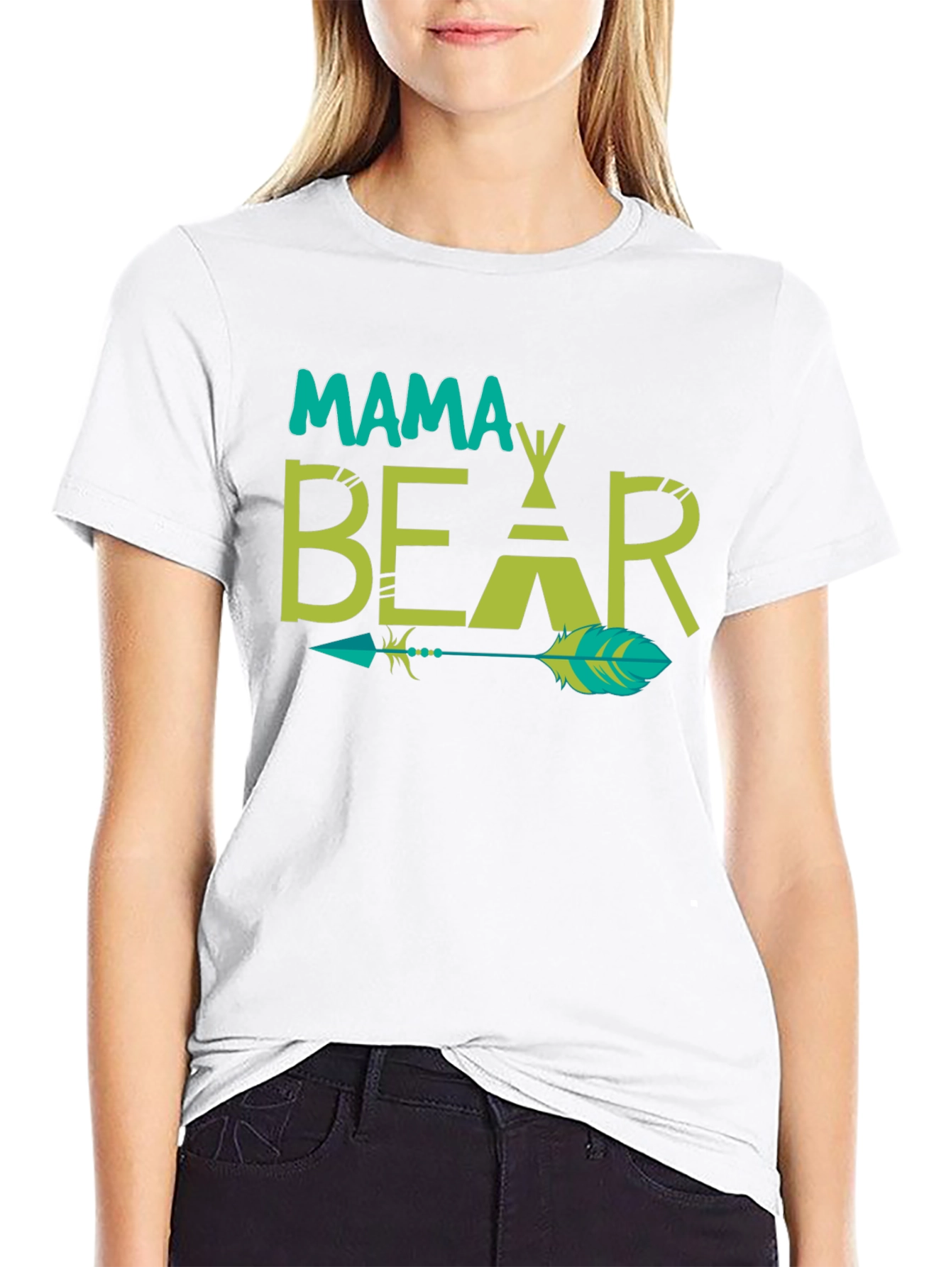 Mama Bear Arrow T-Shirt - Comfort Fit