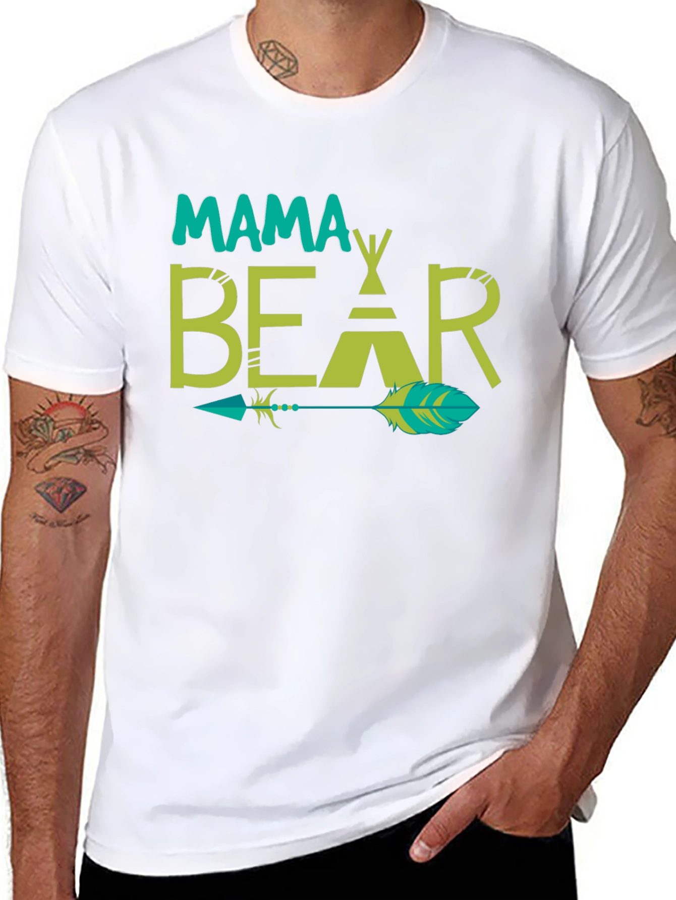 Mama Bear Arrow T-Shirt - Comfort Fit