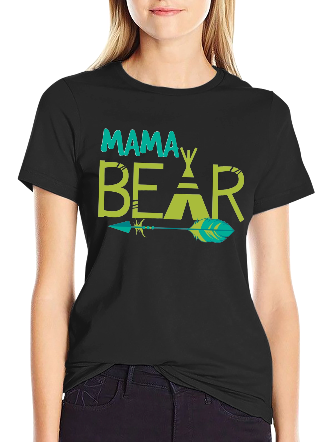 Mama Bear Arrow T-Shirt - Comfort Fit