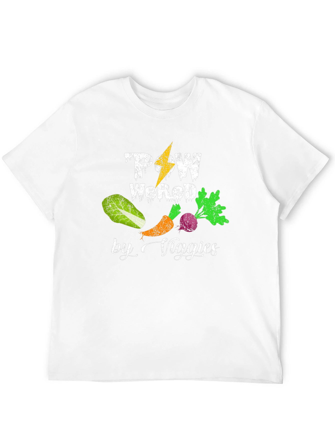 Powered By Veggies T-Shirt - Vegan Apparel