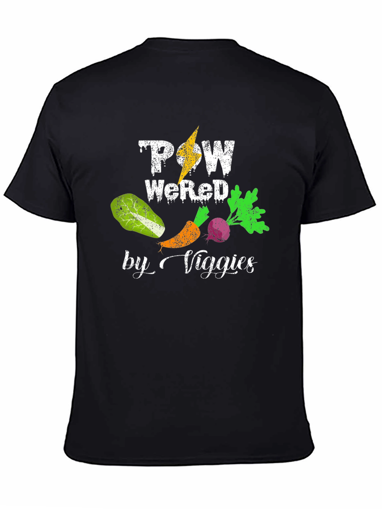 Powered By Veggies T-Shirt - Vegan Apparel