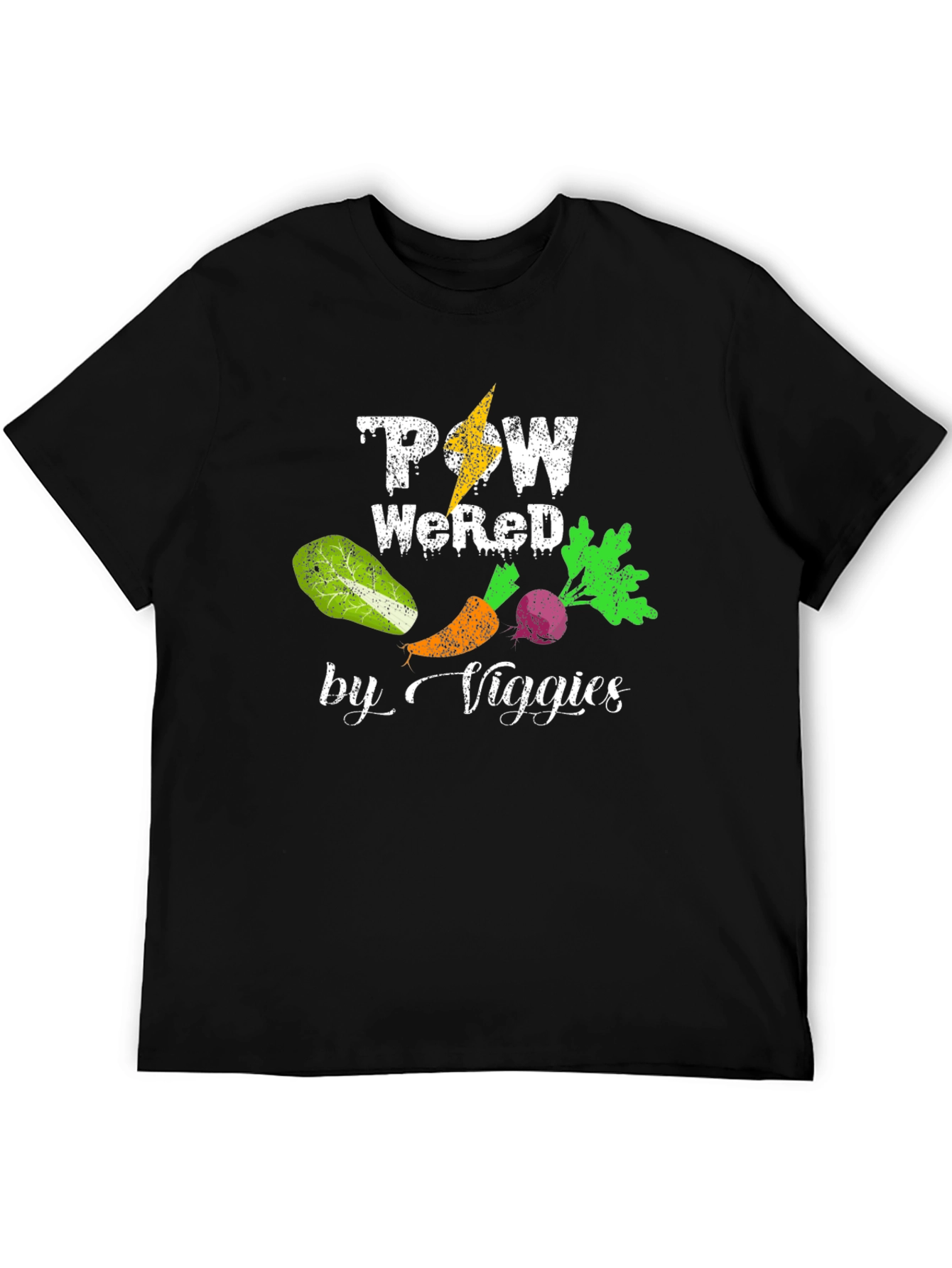 Powered By Veggies T-Shirt - Vegan Apparel