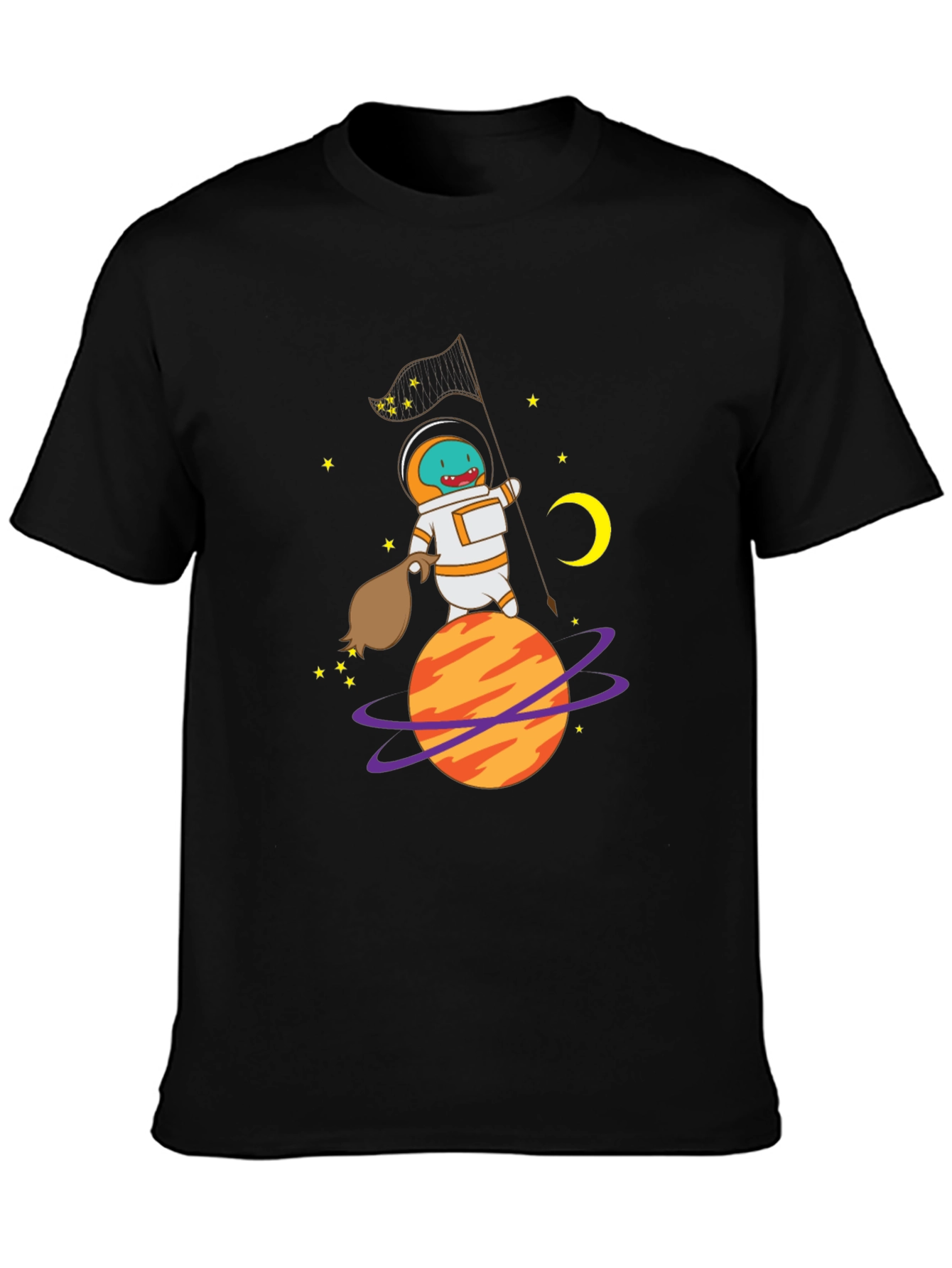 Astronaut Squirtle Graphic T-Shirt