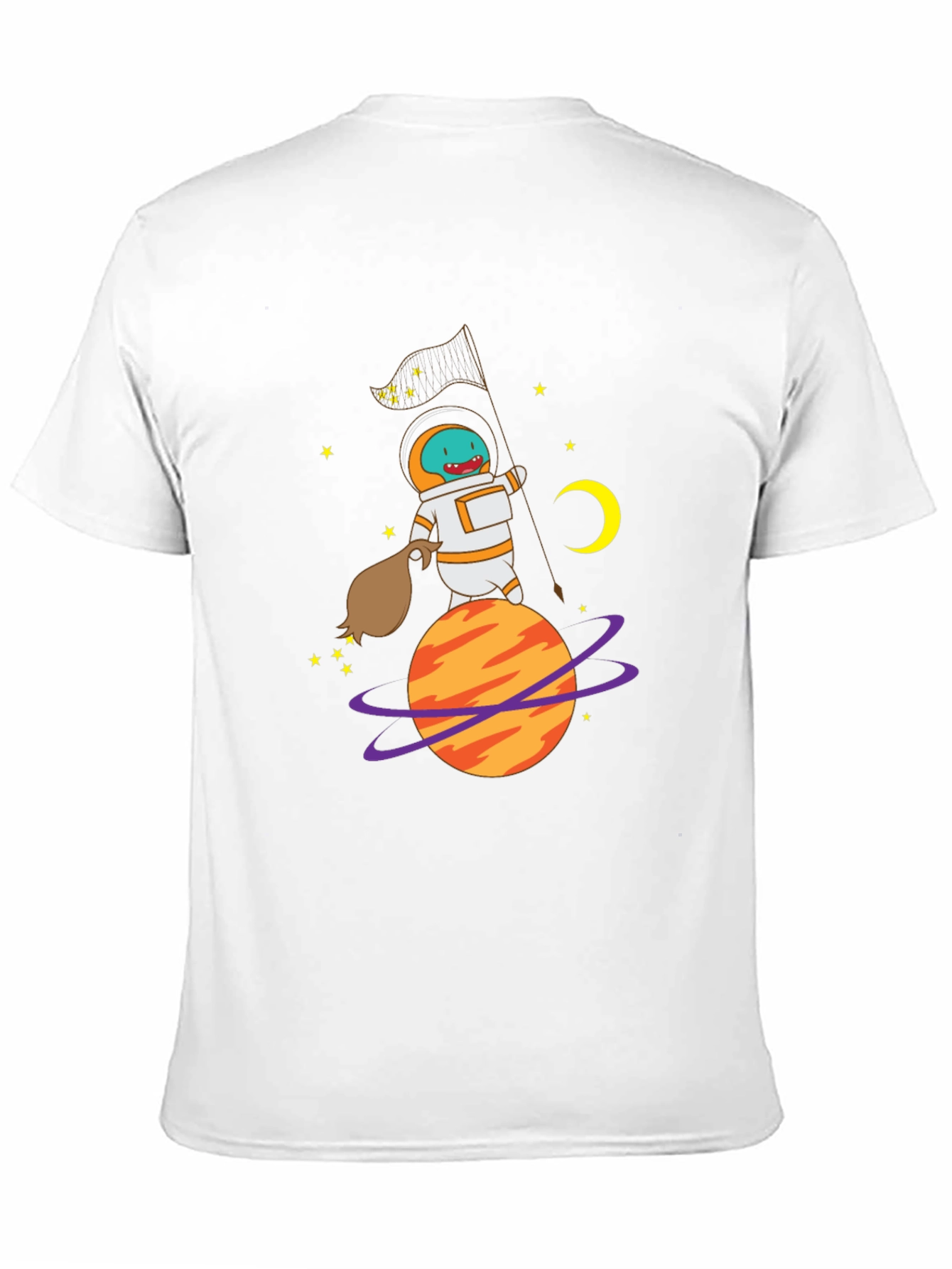Astronaut Squirtle Graphic T-Shirt