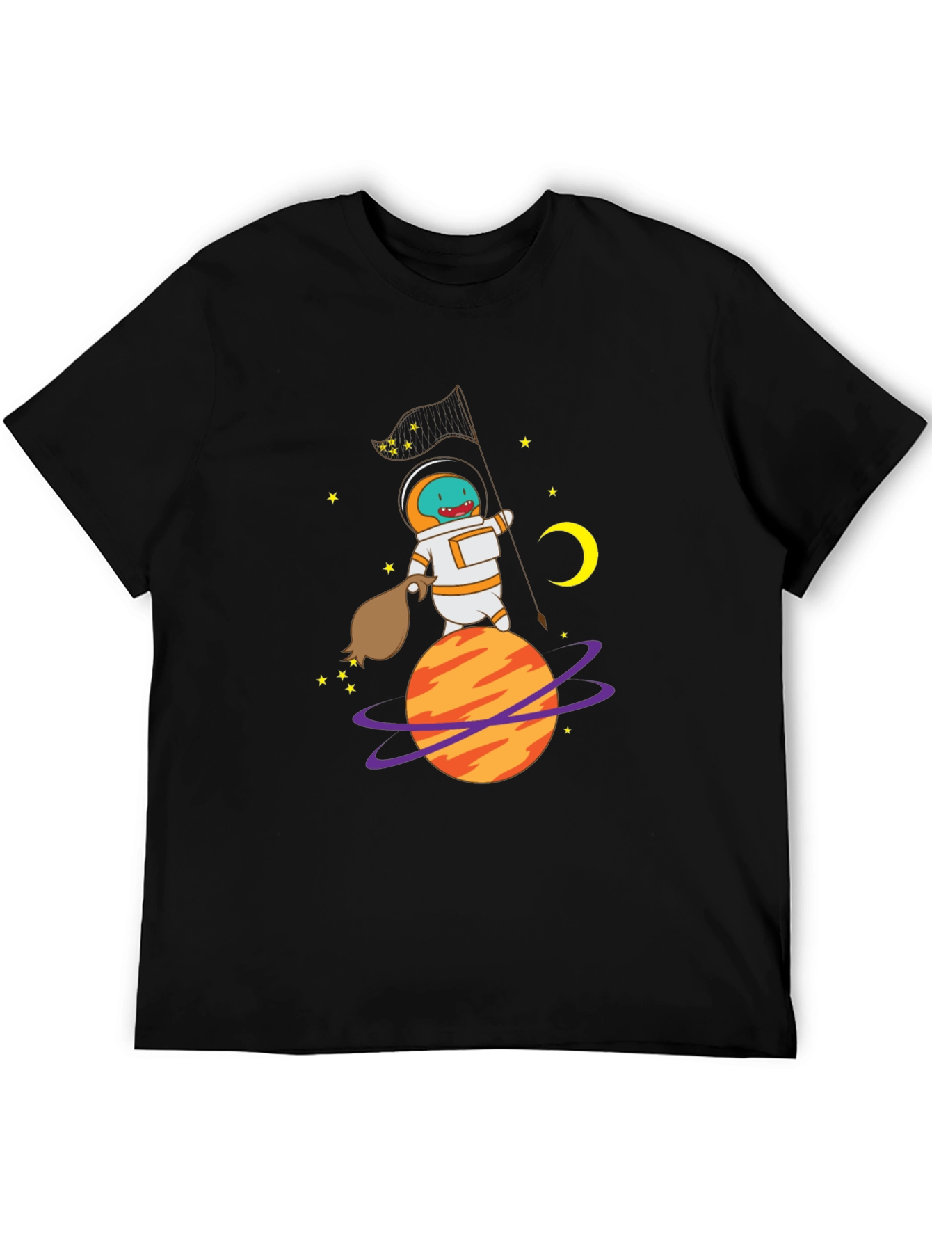 Astronaut Squirtle Graphic T-Shirt