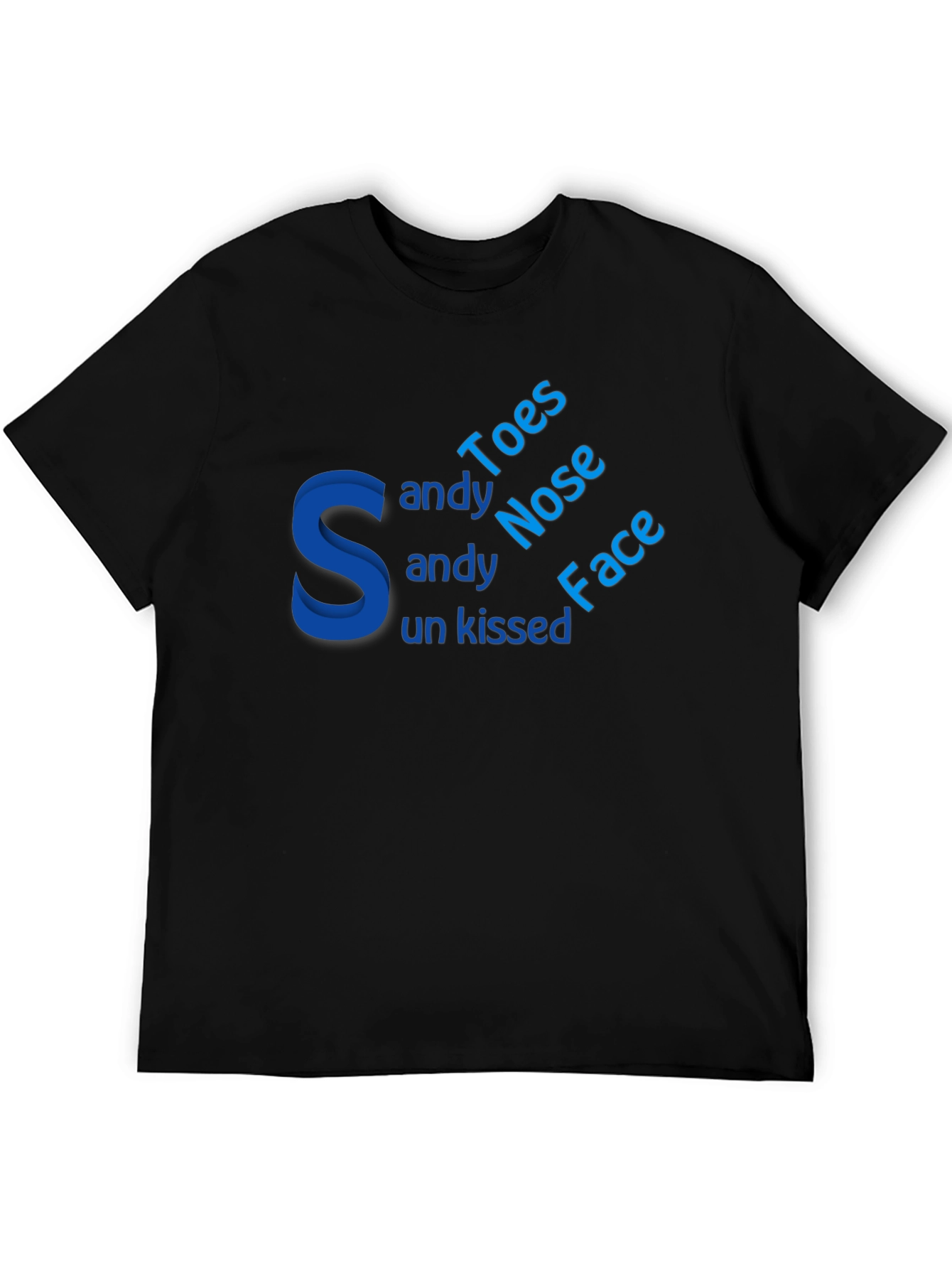 Sandy Toes Nose Face Graphic Tee