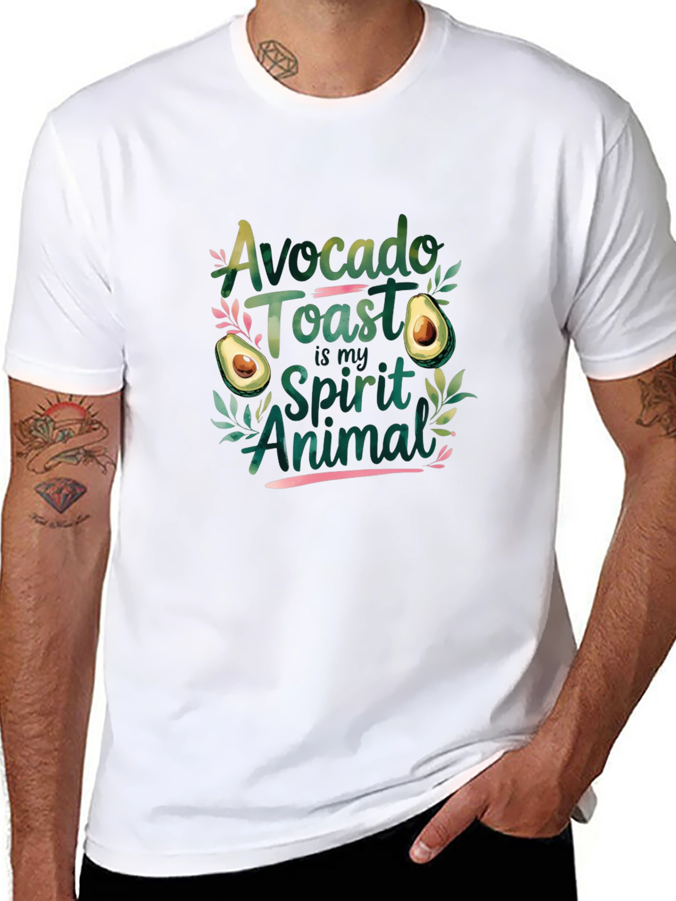 Avocado Toast Spirit Animal Graphic Tee