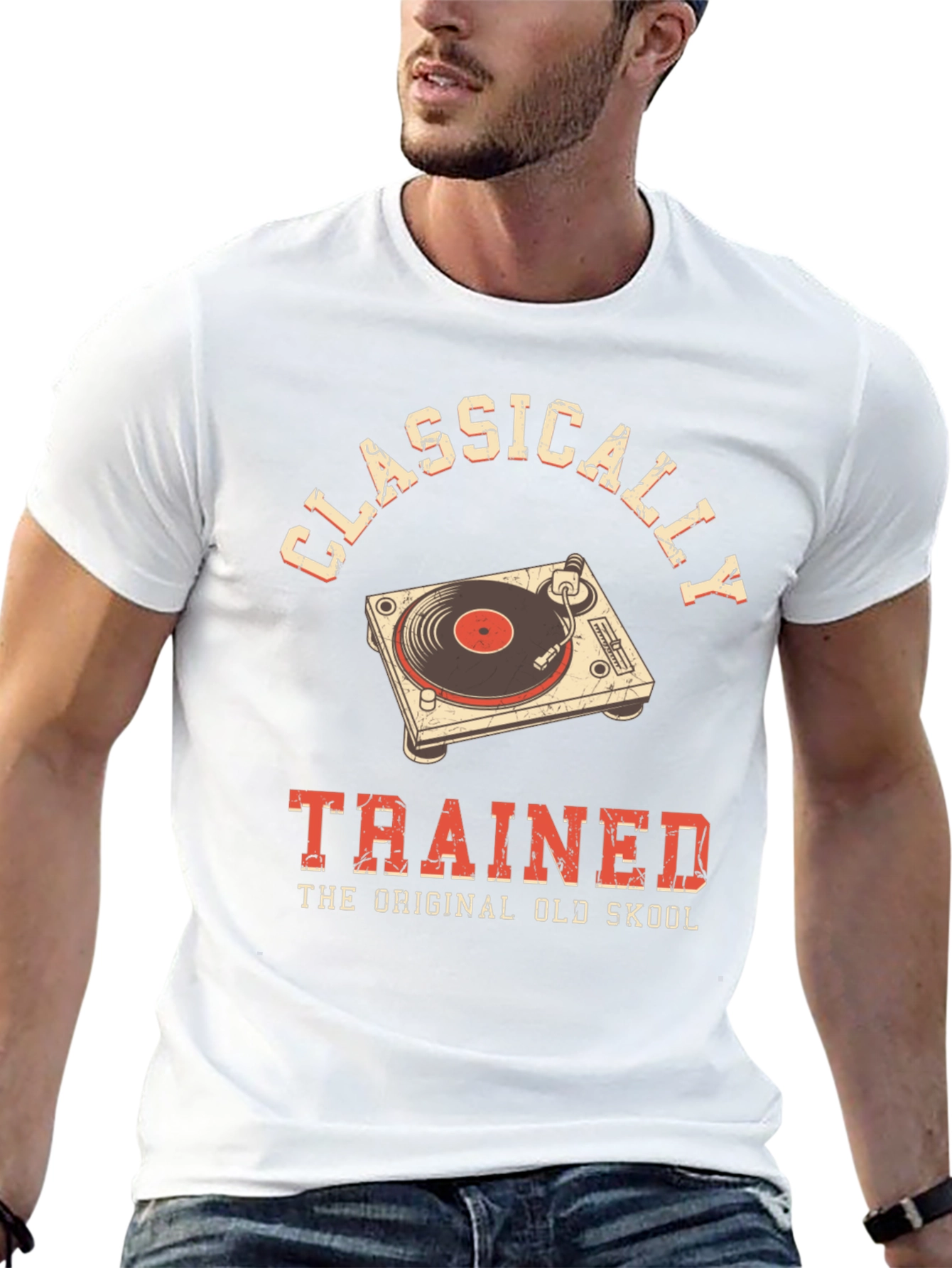 Classically Trained Vinyl Record Player T-Shirt