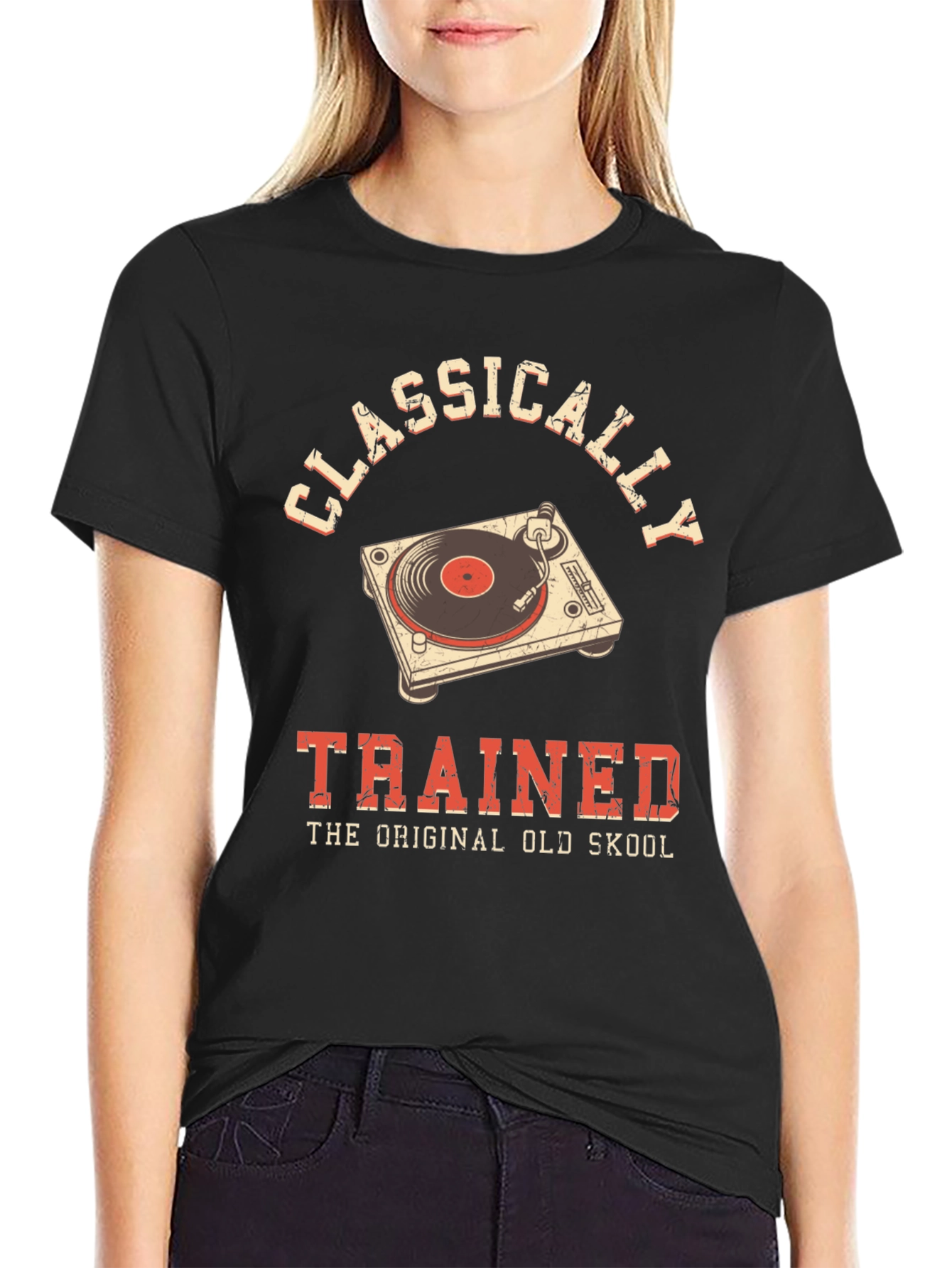 Classically Trained Vinyl Record Player T-Shirt