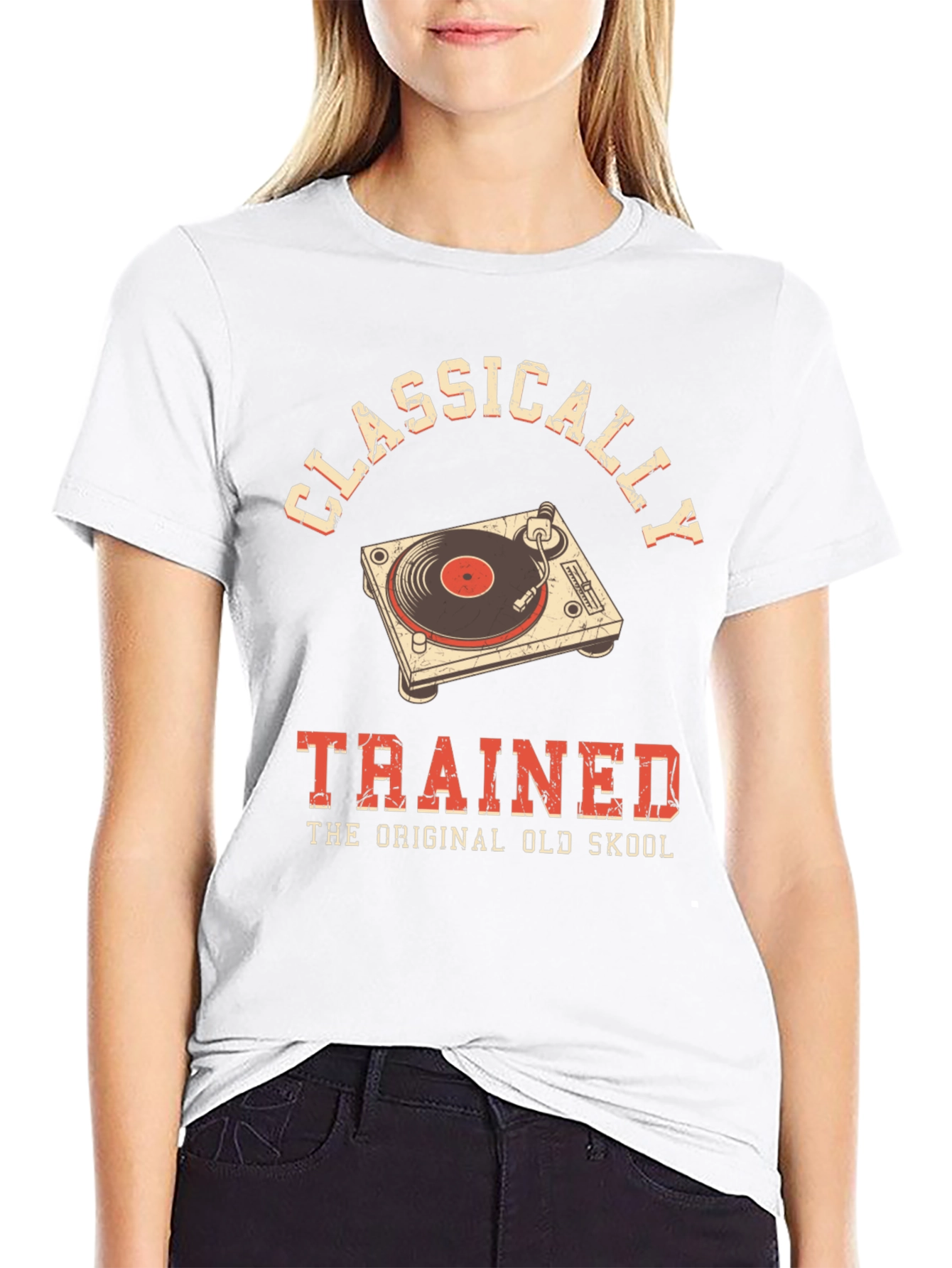 Classically Trained Vinyl Record Player T-Shirt