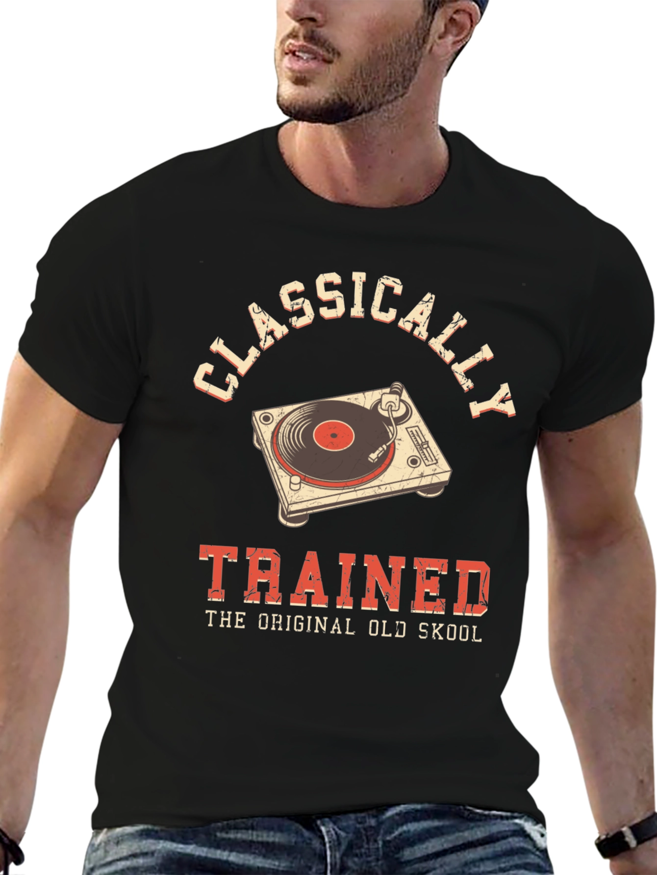Classically Trained Vinyl Record Player T-Shirt