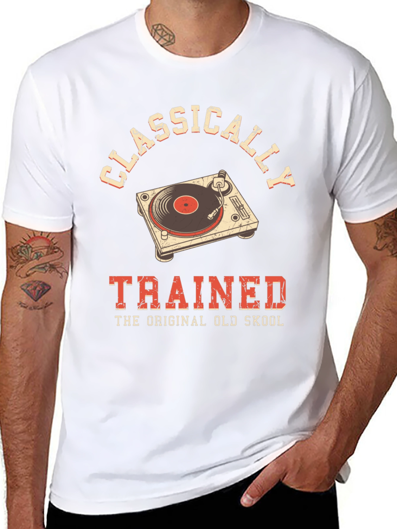 Classically Trained Vinyl Record Player T-Shirt