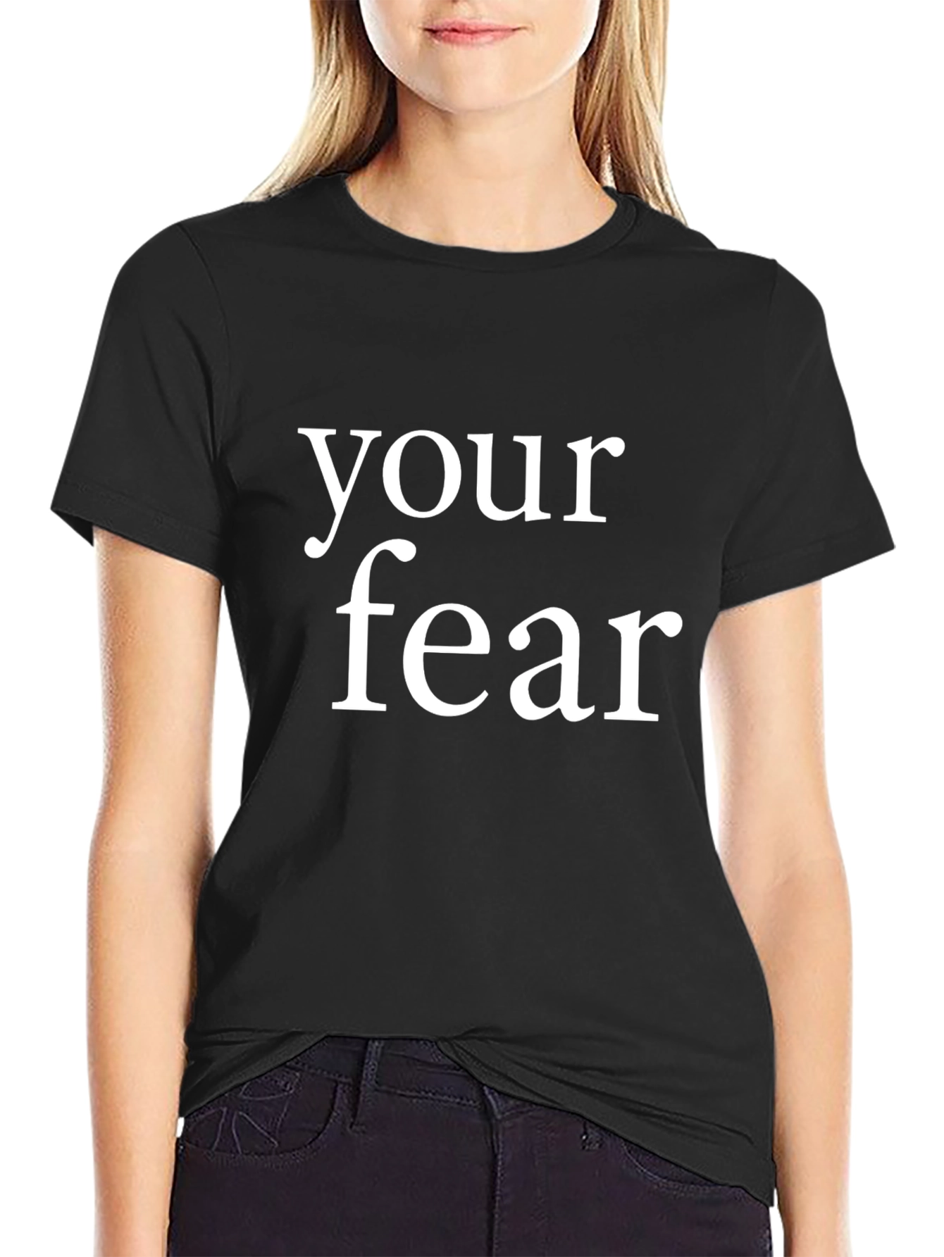 Your Fear Graphic T-Shirt - Mens Black Tee