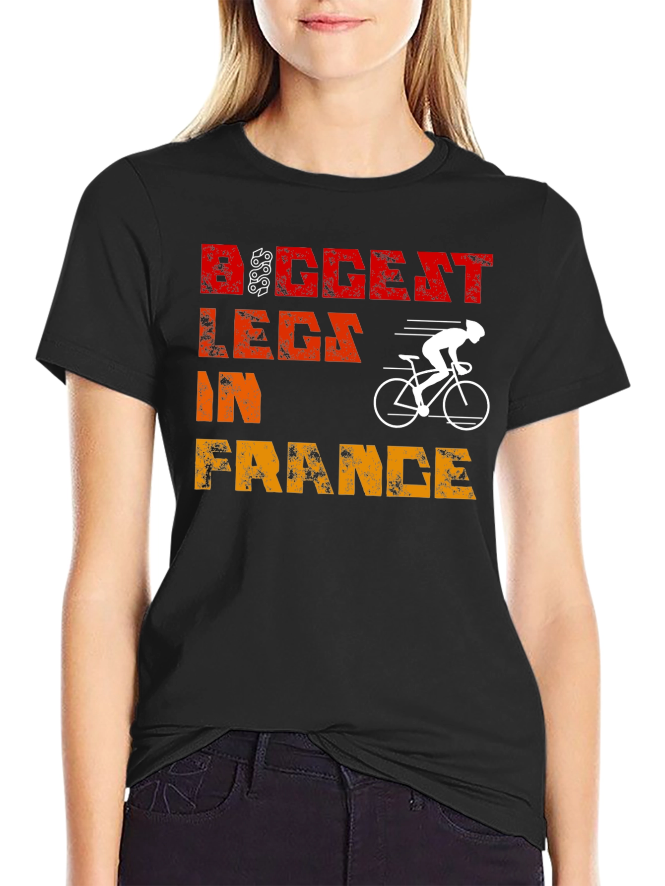 Biggest Legs in France Cycling T-Shirt