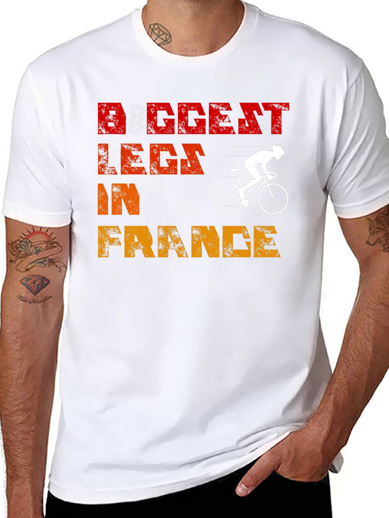 Biggest Legs in France Cycling T-Shirt
