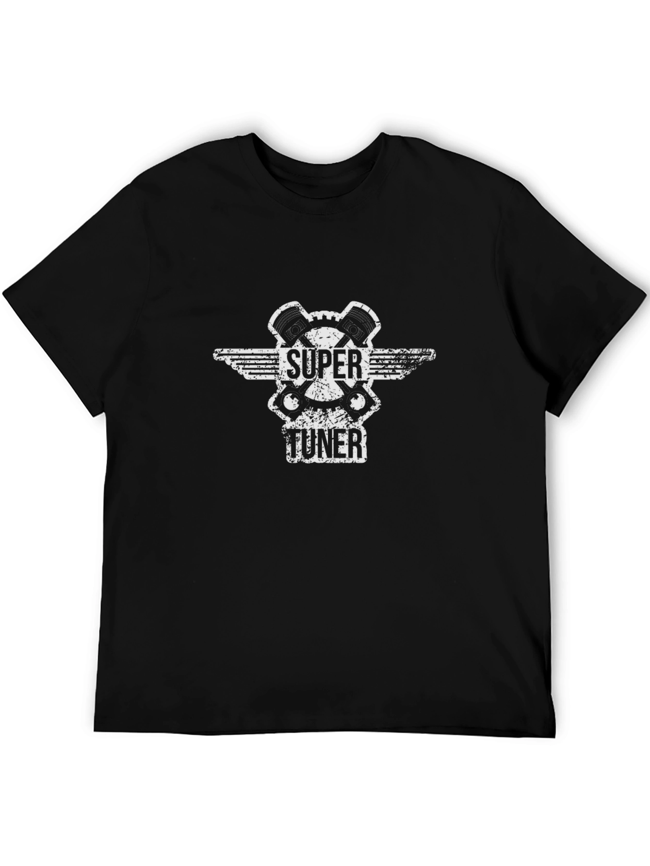 Super Tuner Graphic T-Shirt - Black
