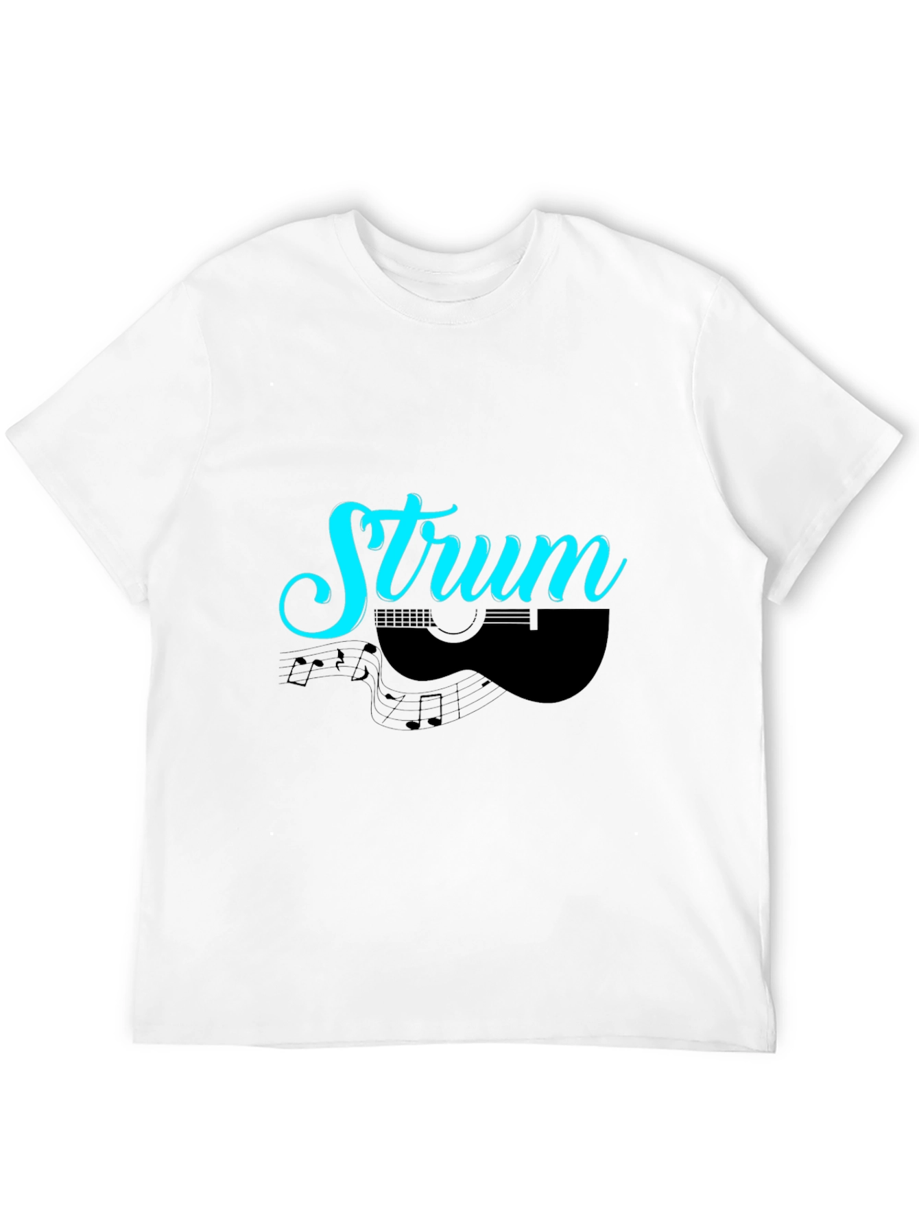 Strum Guitar Graphic T-Shirt