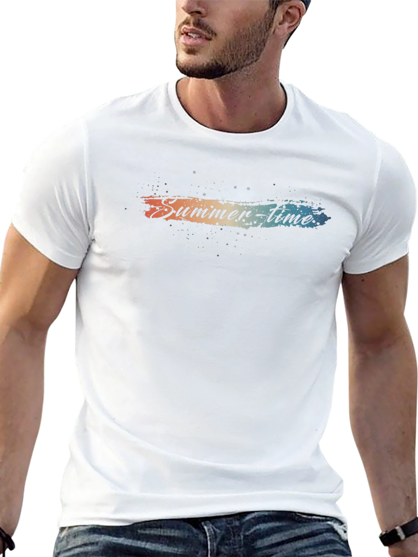 Summer Time Graphic Tee - Stylish Comfort