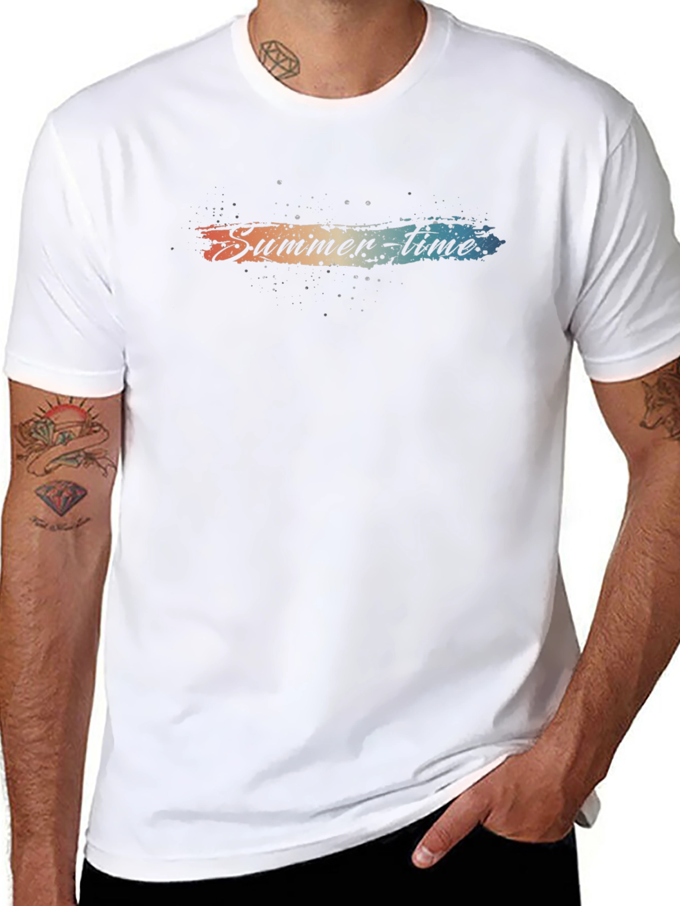 Summer Time Graphic Tee - Stylish Comfort