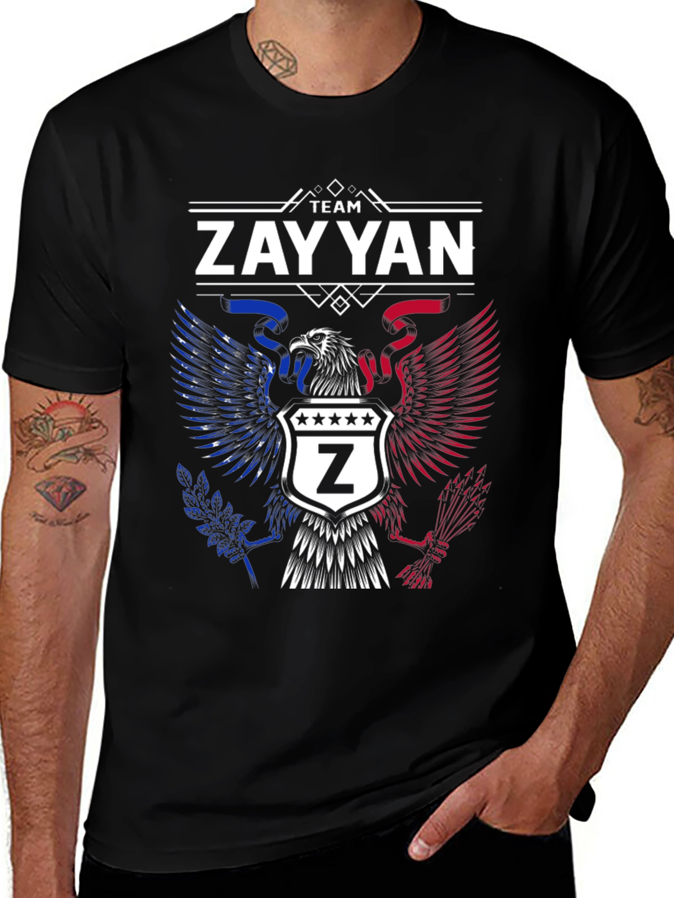 Team Zayyan Patriotic Eagle T-Shirt