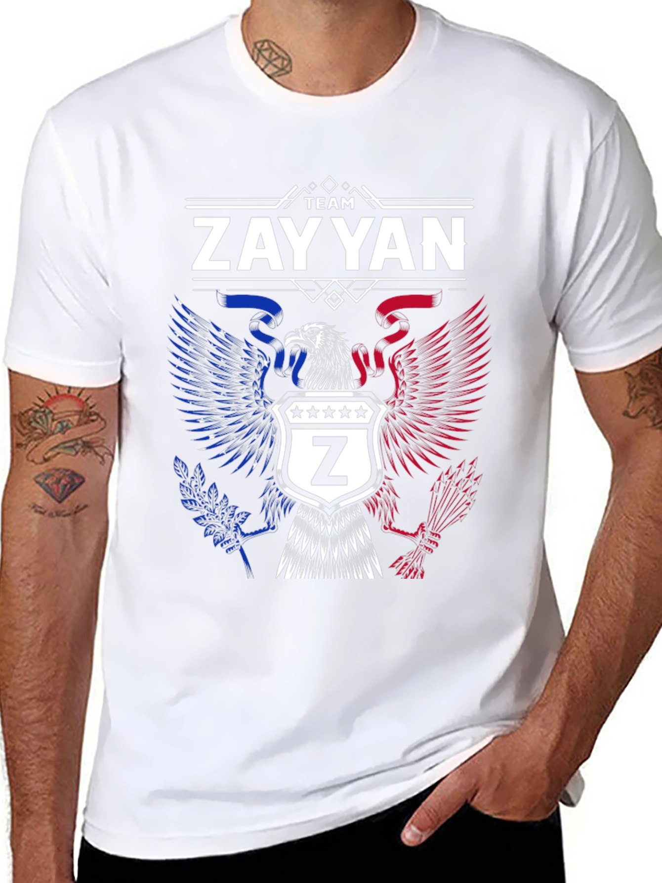 Team Zayyan Patriotic Eagle T-Shirt