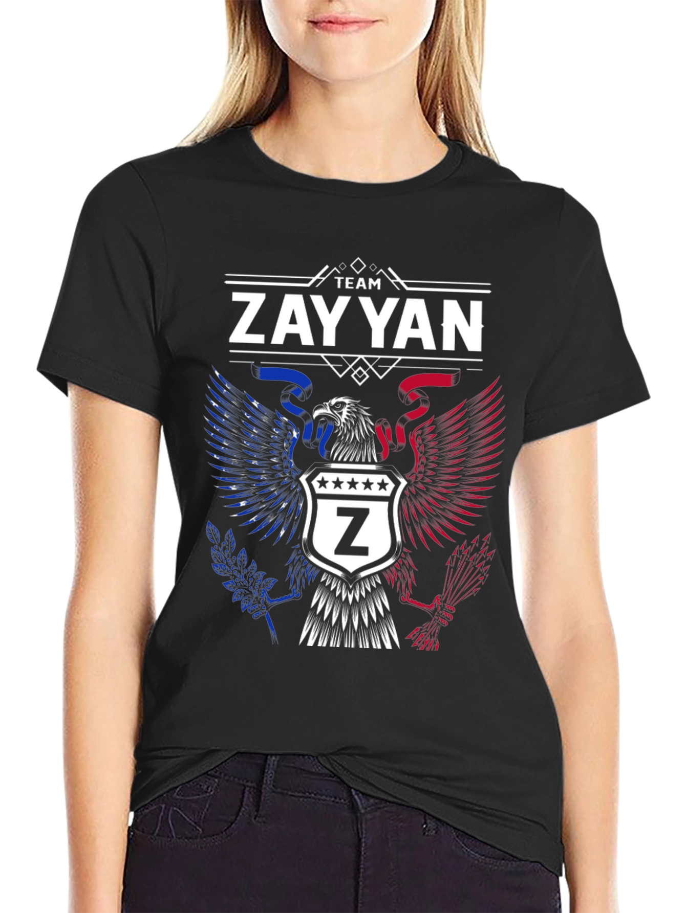Team Zayyan Patriotic Eagle T-Shirt