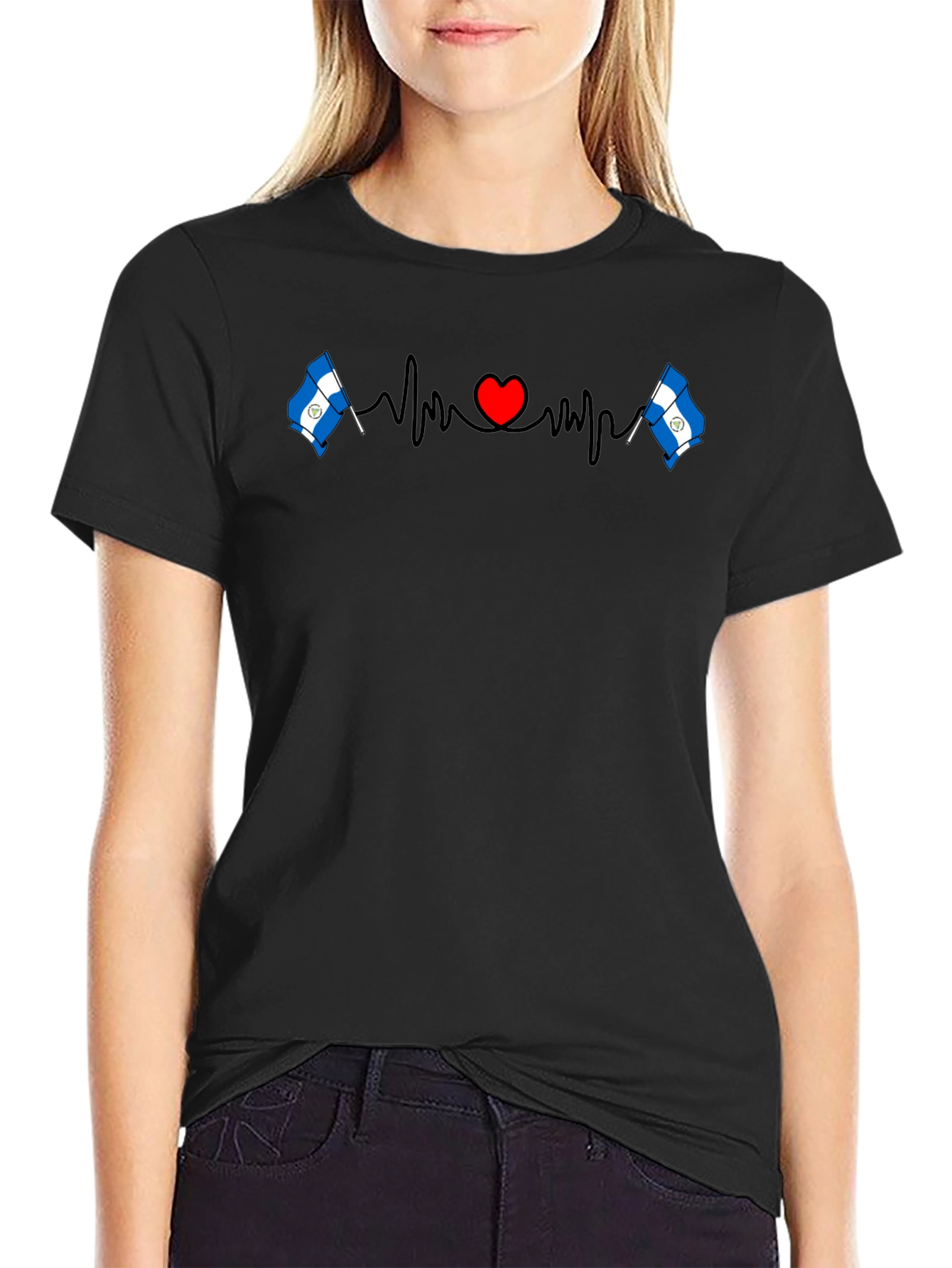 Honduras Heartbeat T-Shirt - Honduran Pride!
