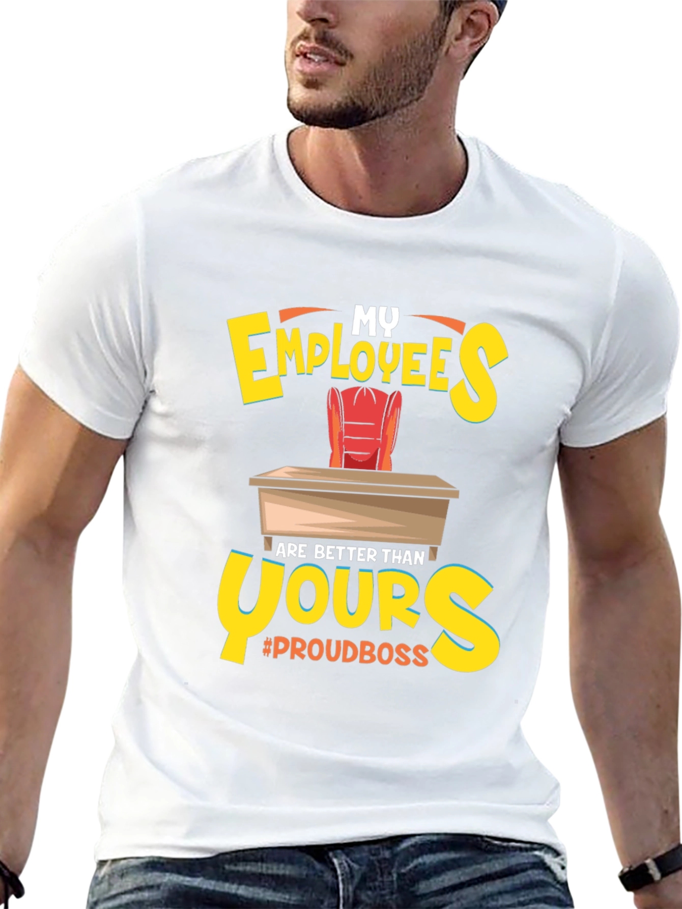 Proud Boss Employee Appreciation Graphic T-Shirt