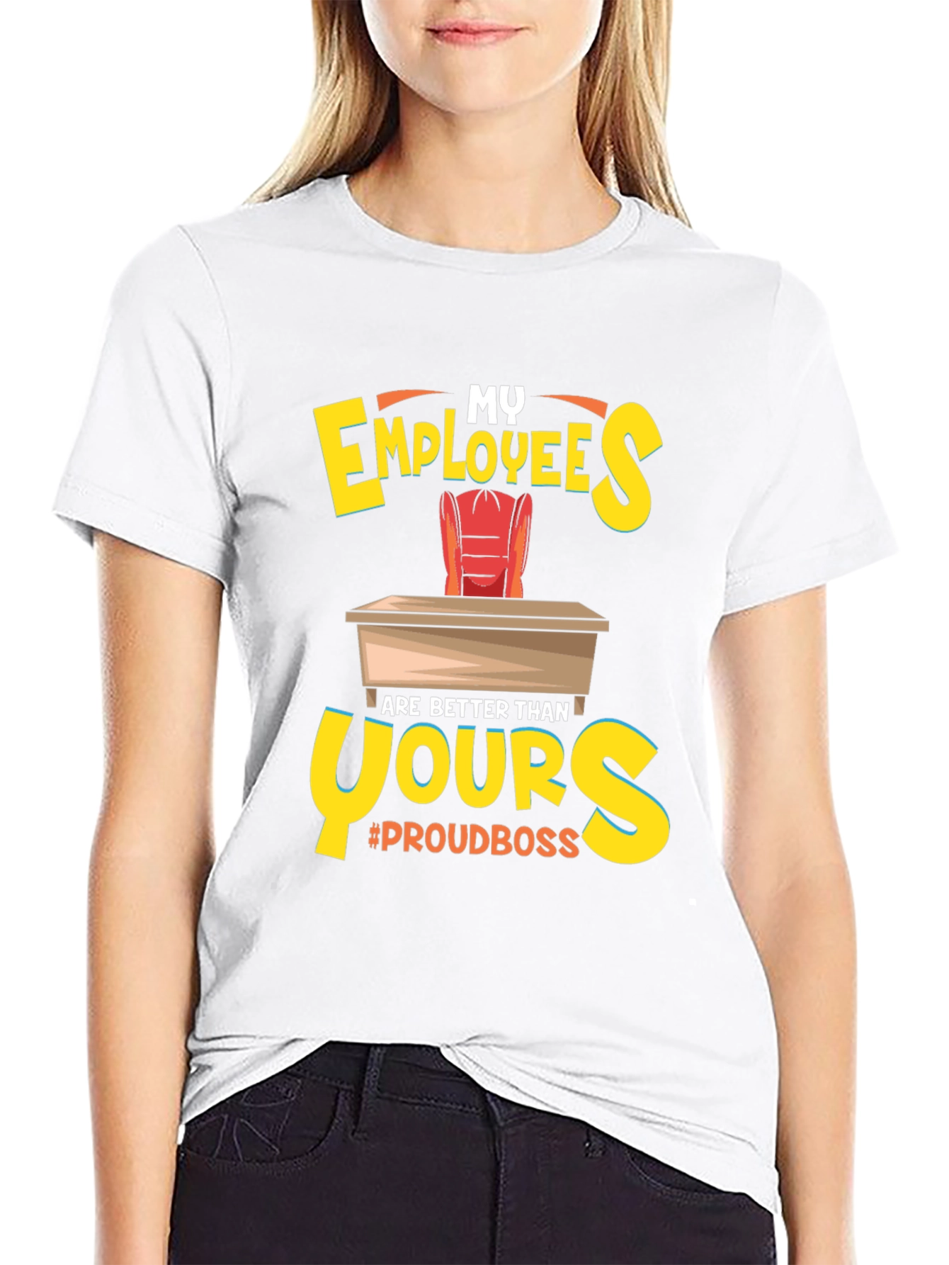 Proud Boss Employee Appreciation Graphic T-Shirt
