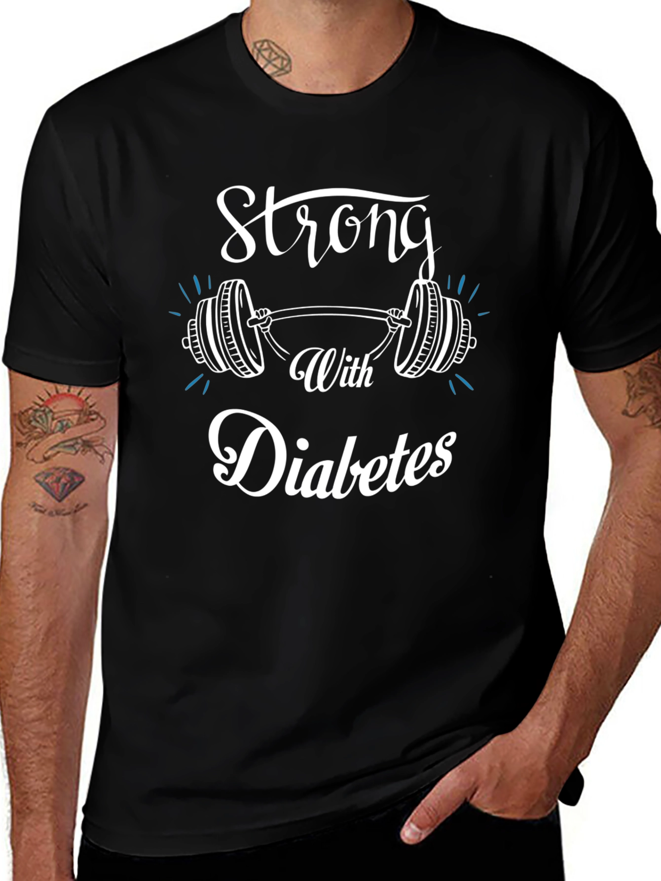 Strong With Diabetes Graphic T-Shirt