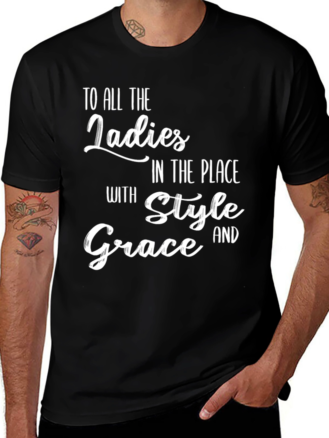 Ladies Style and Grace Graphic T-Shirt