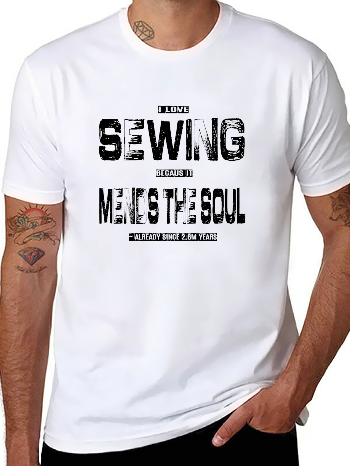 I Love Sewing Graphic T-Shirt