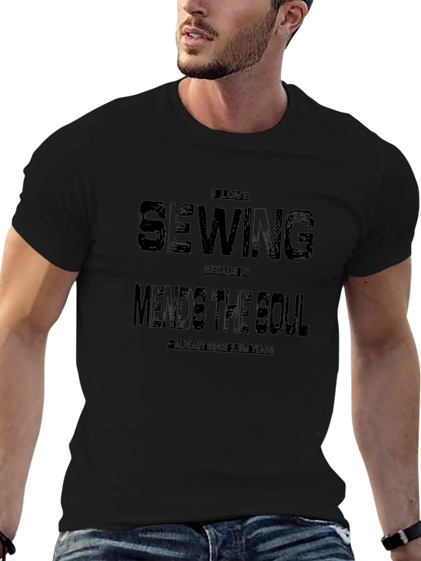 I Love Sewing Graphic T-Shirt