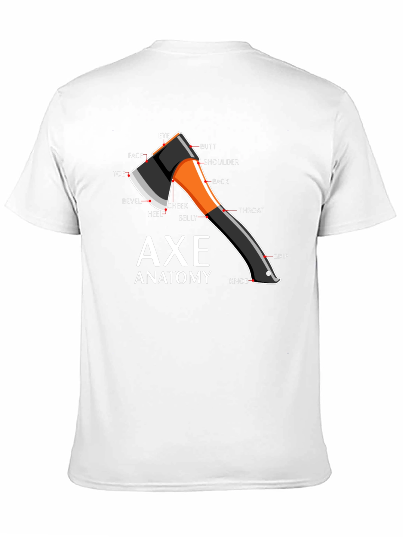 Axe Anatomy Diagram T-Shirt
